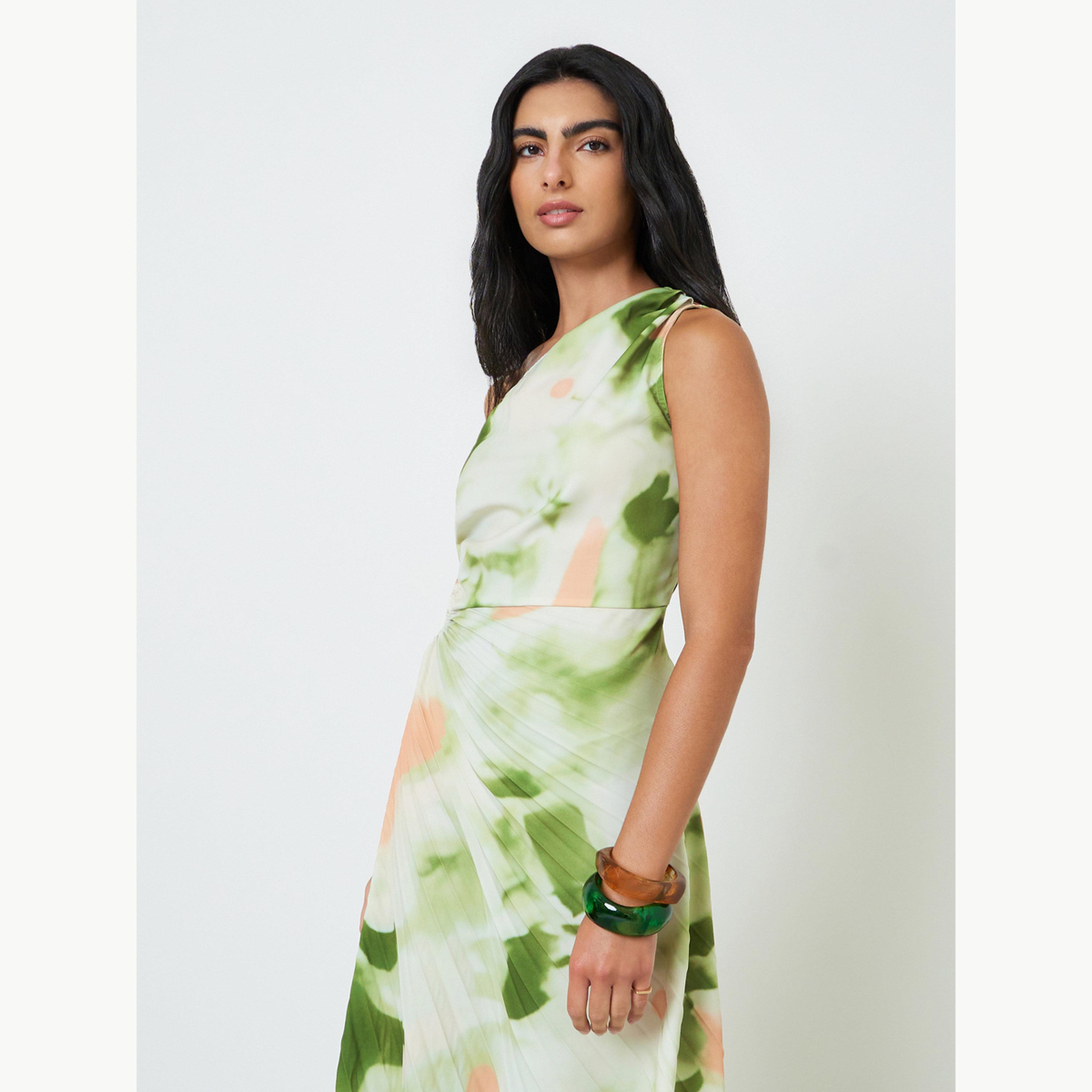 فستان طويل بكتف واحد وطبعة تاي داي-women-clothing-dresses-image-2