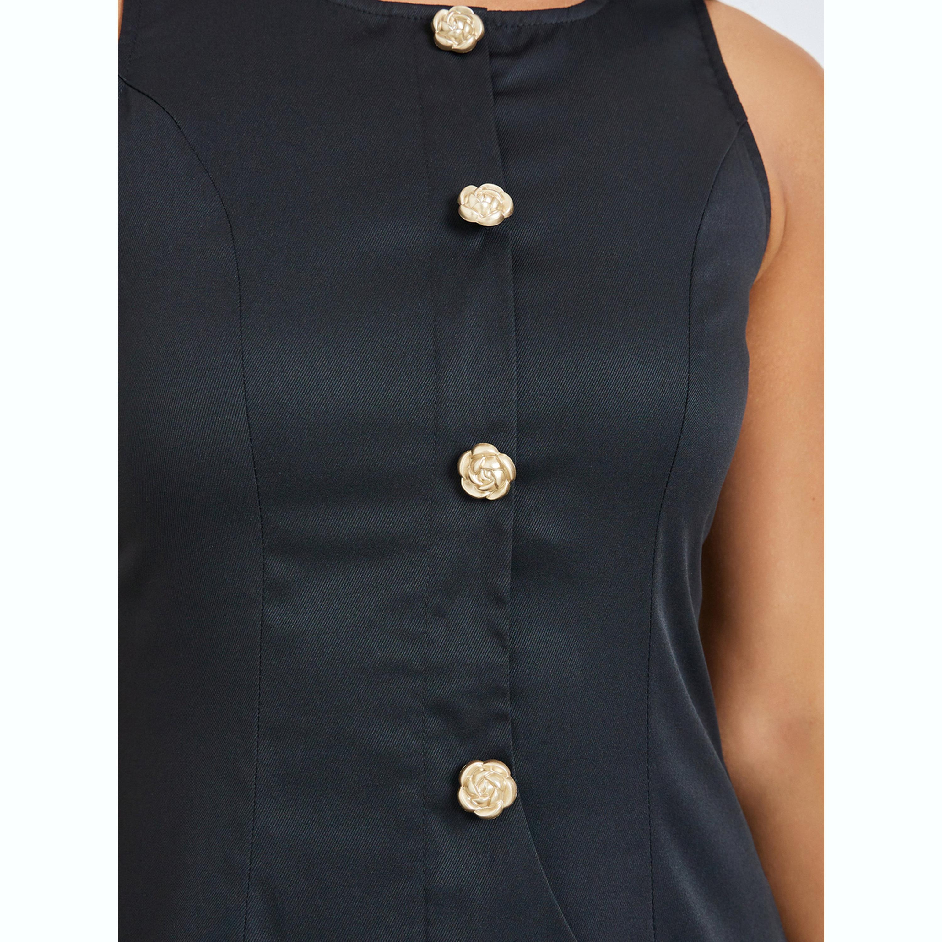 فستان ميدي بحافة واسعة وكسرات-women-clothing-dresses-image-5