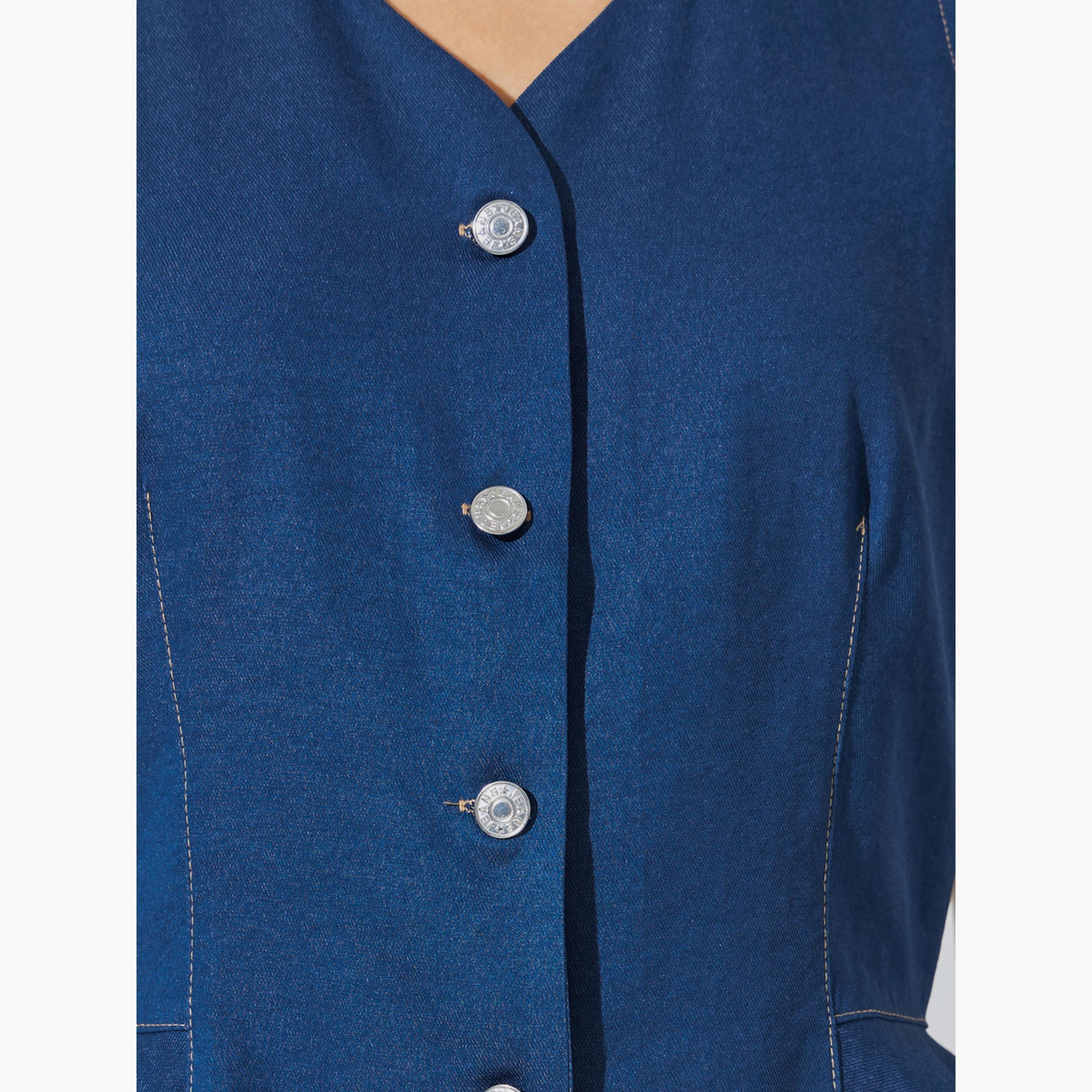 صدرية دنيم بيبلوم-women-winterwear-coatsandjackets-waistcoats-image-5