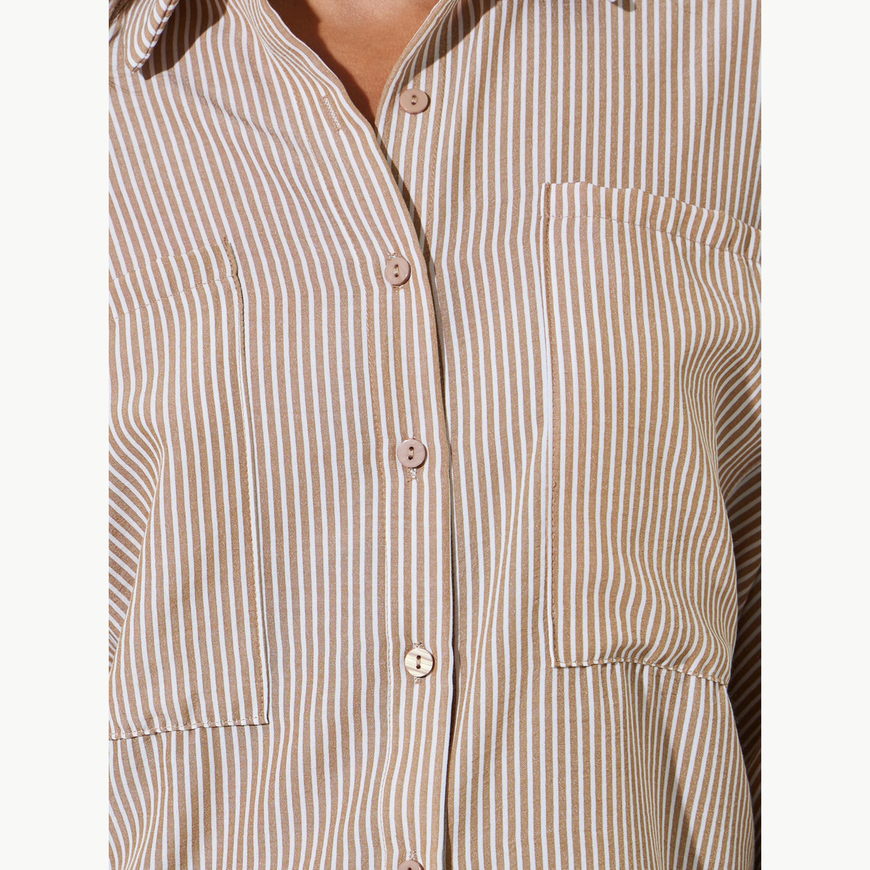 بلوزة مخططة بقصة مريحة-women-clothing-shirtsandblouses-shirts-image-5