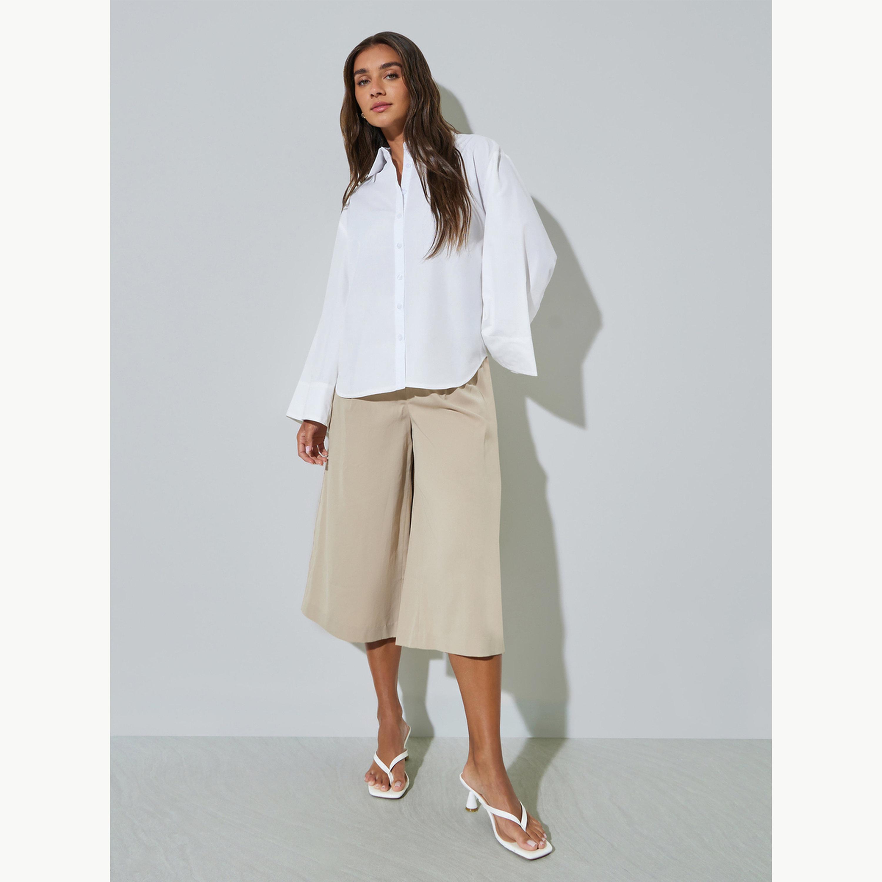 بلوزة بأزرار وأكمام واسعة-women-clothing-shirtsandblouses-shirts-image-2