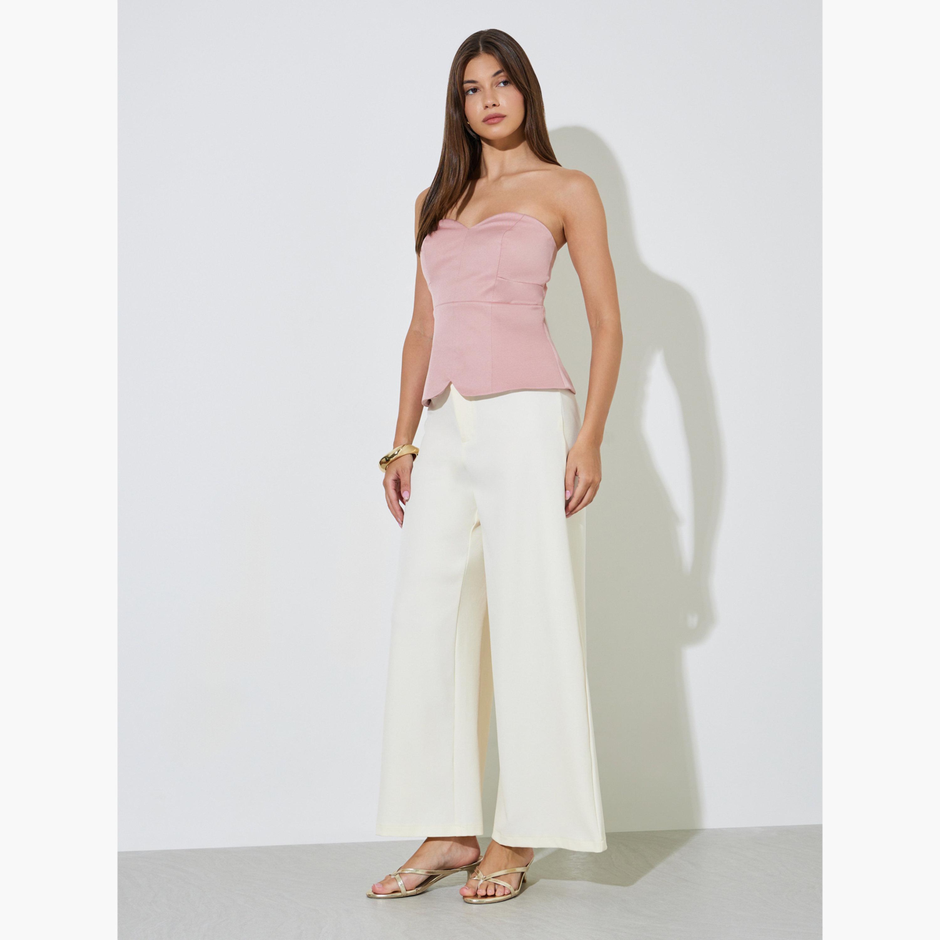 بلوزة باندو بياقة قلب-women-clothing-shirtsandblouses-blouses-image-2