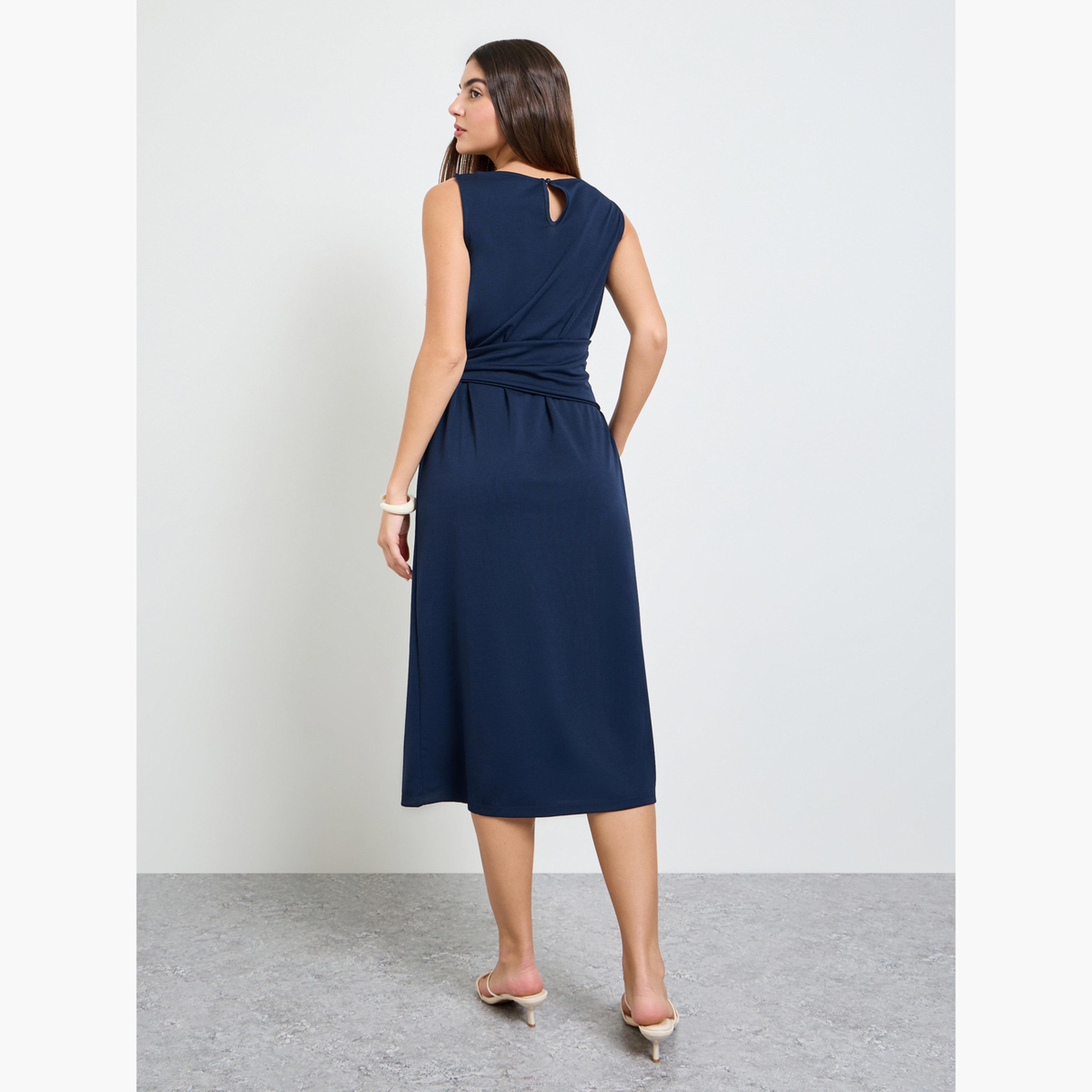 فستان ميدي ضيق وبدون أكمام-women-clothing-dresses-image-4