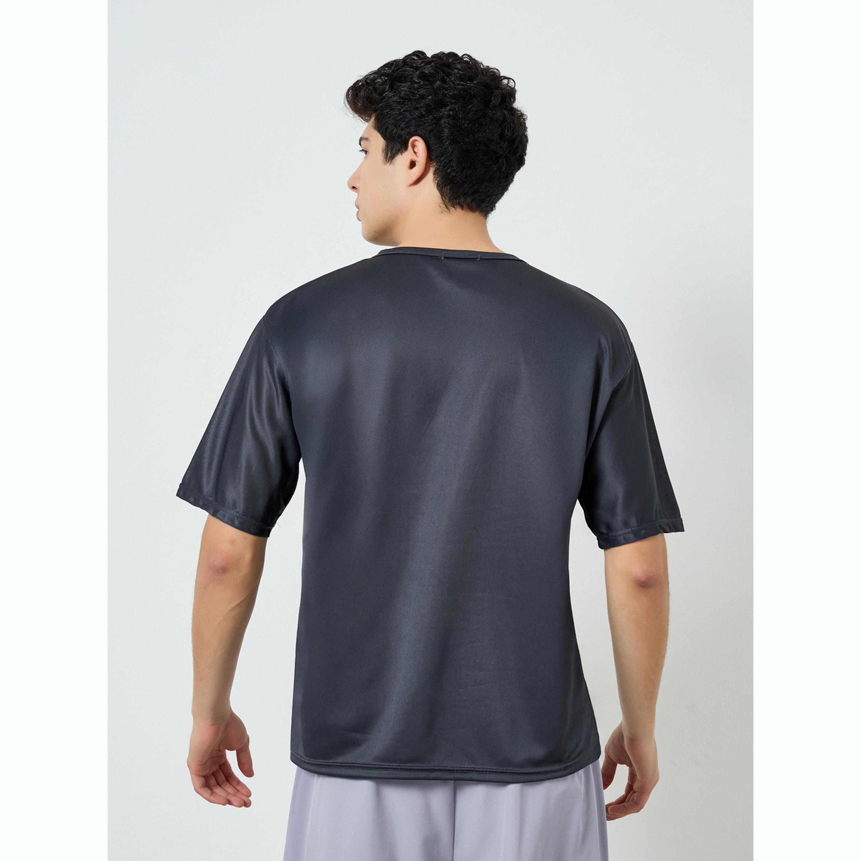 Styli Men Grey Printed Training T-Shirt-men-clothing-sportswearandactivewear-tshirtsandpolos-image-4