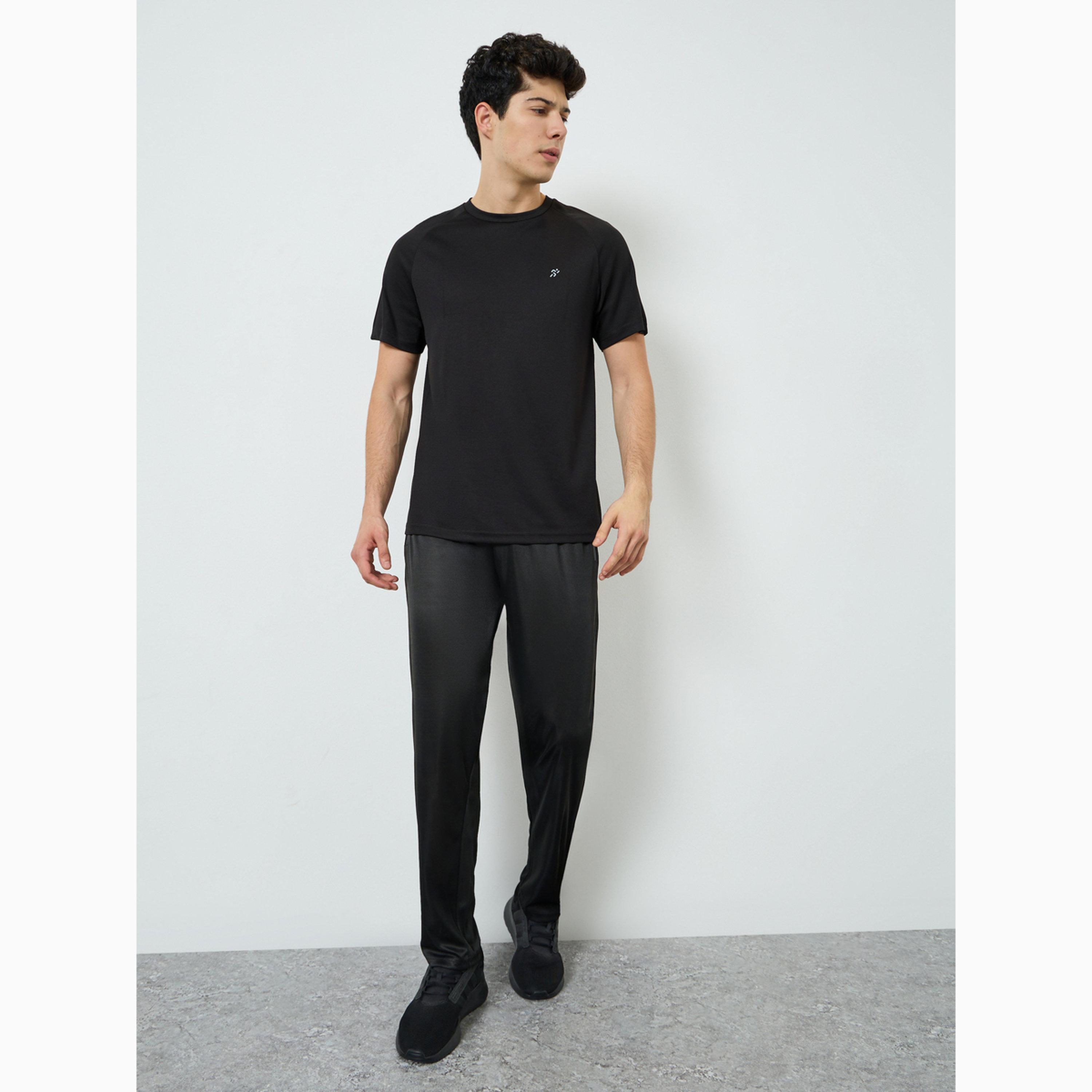 Styli Men Active Track Pants with Zipper Pockets-sports-men-clothing-bottoms-joggers-image-2