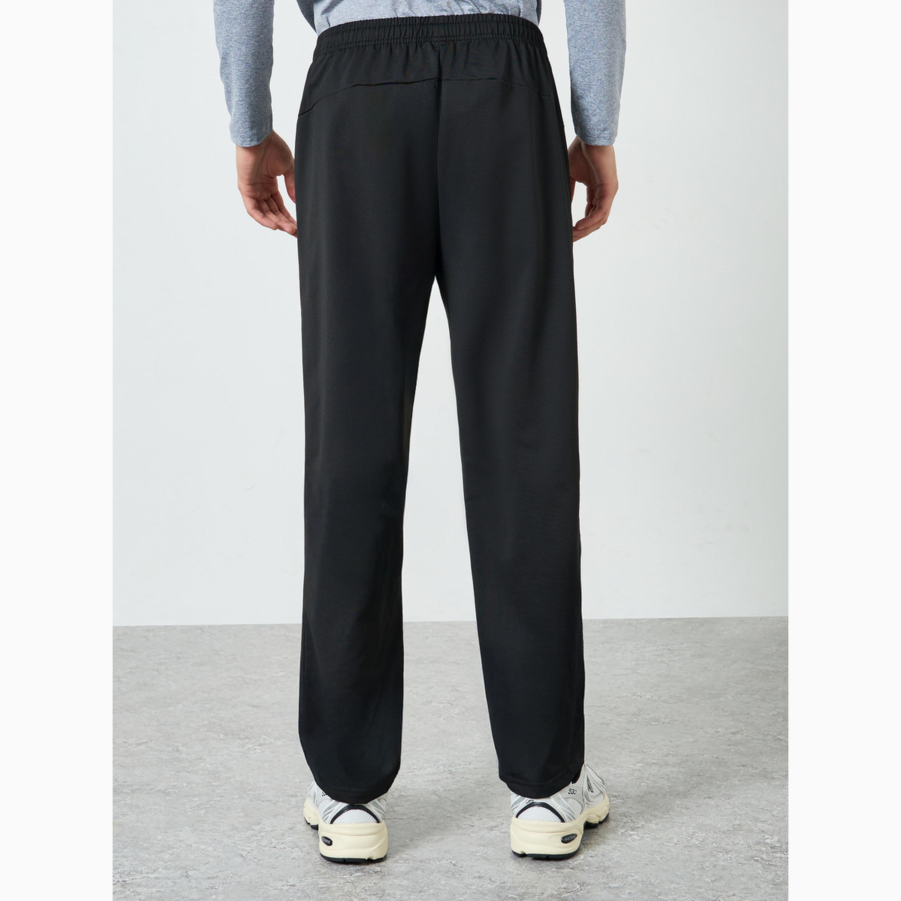 Styli Men Active Trackpants with Zipper Pockets-sports-men-clothing-bottoms-joggers-image-5