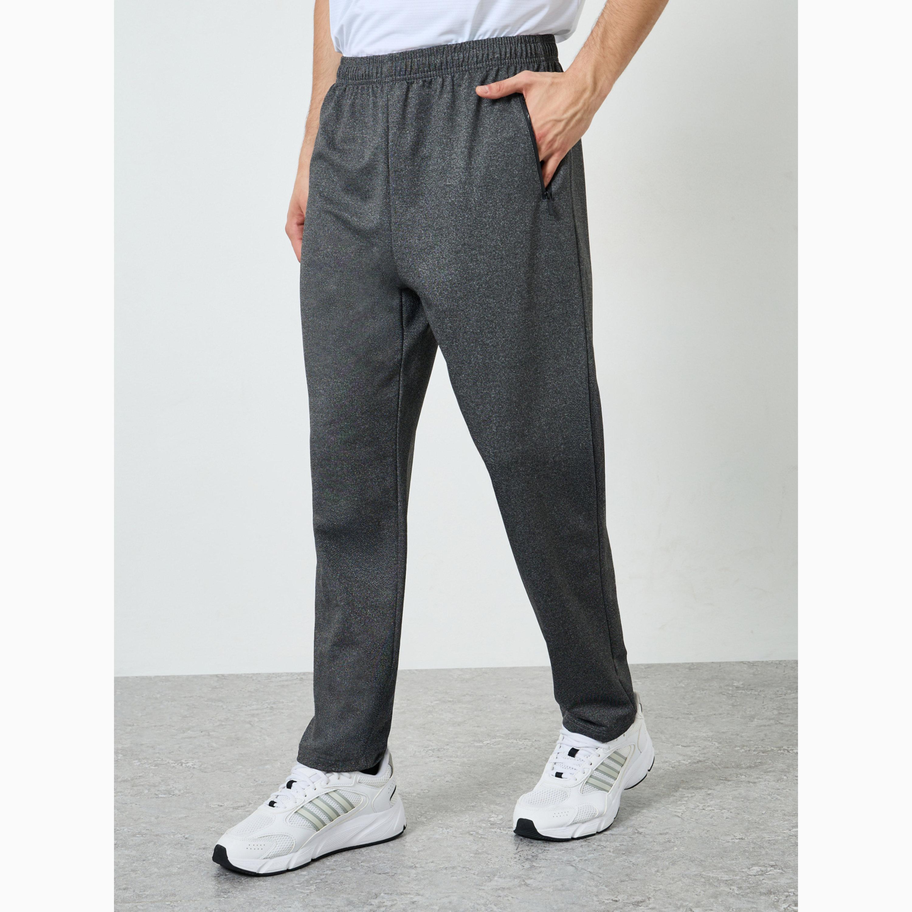 Styli Men Active Trackpants with Zipper Pockets-sports-men-clothing-bottoms-joggers-image-1