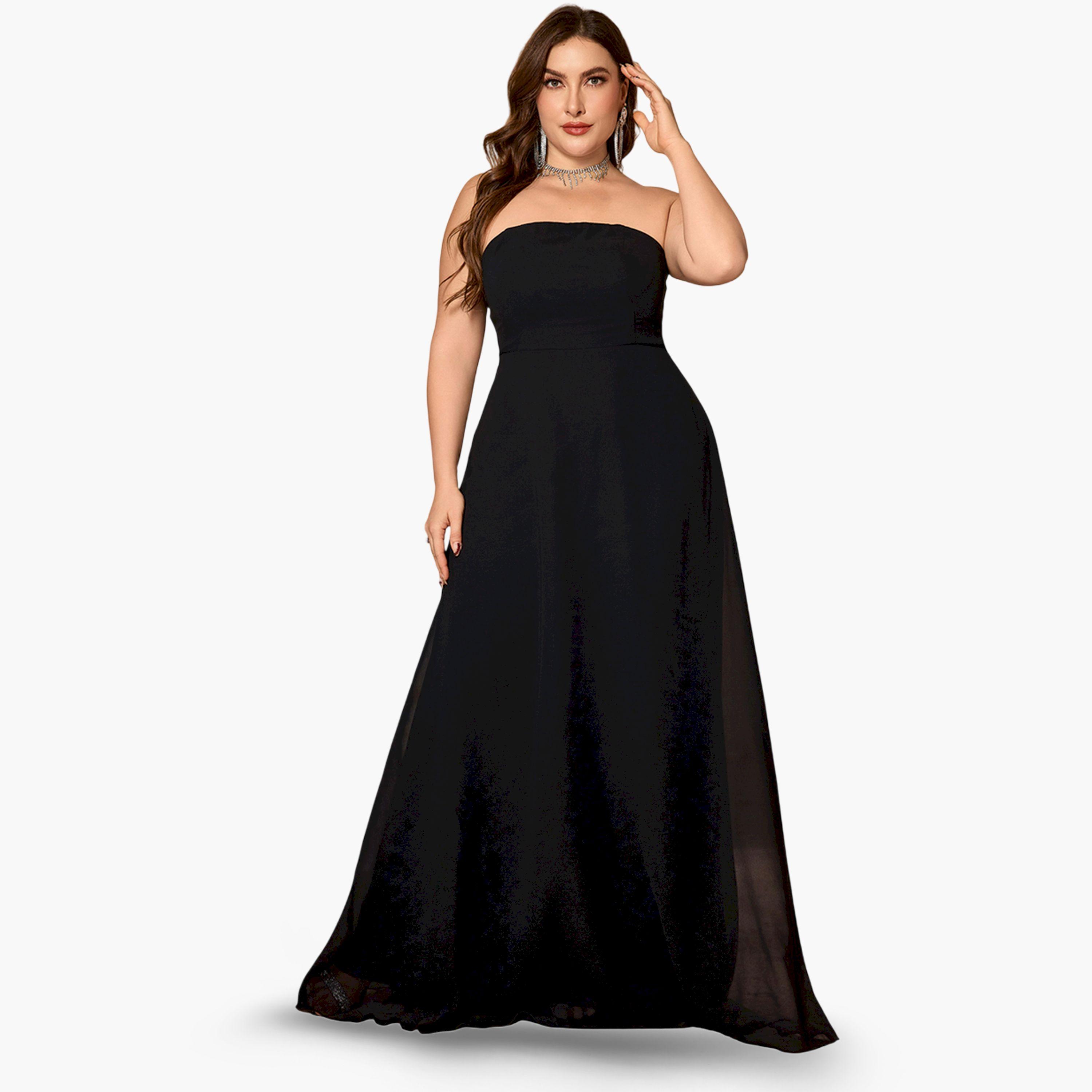طقم منسق من كيمونو مزين وفستان داخلي بمقاس كبير-women-clothing-plussize-coordsets-image-4
