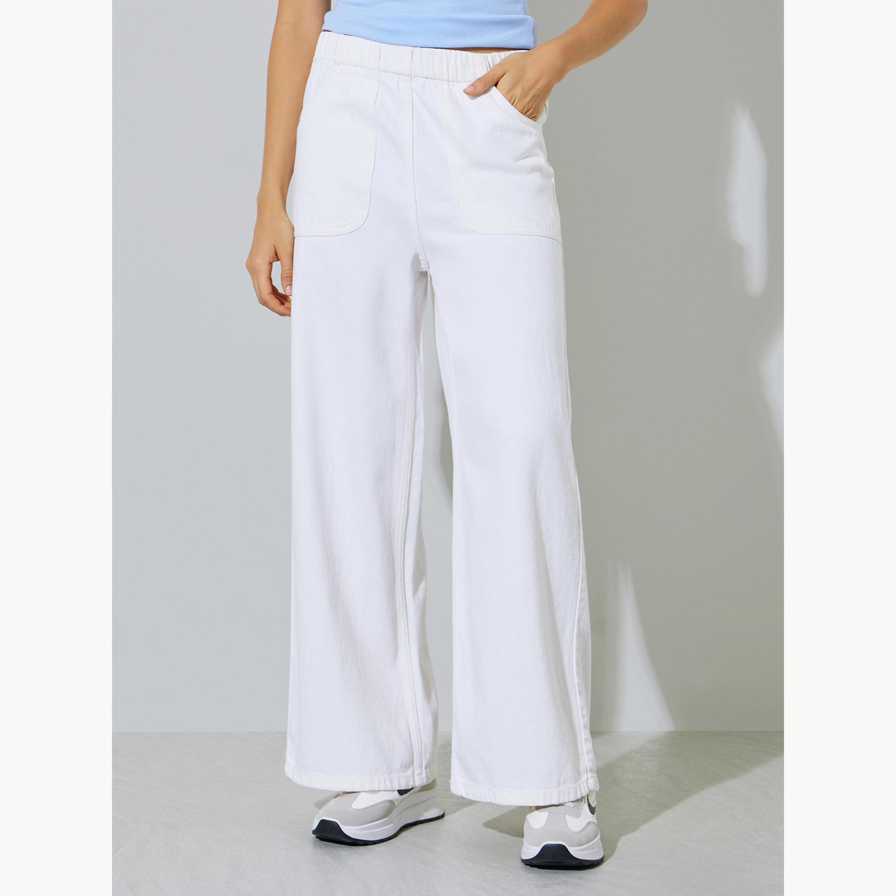 جينز بنمط جوغر بأرجل واسعة-women-clothing-bottoms-jeans-image-1