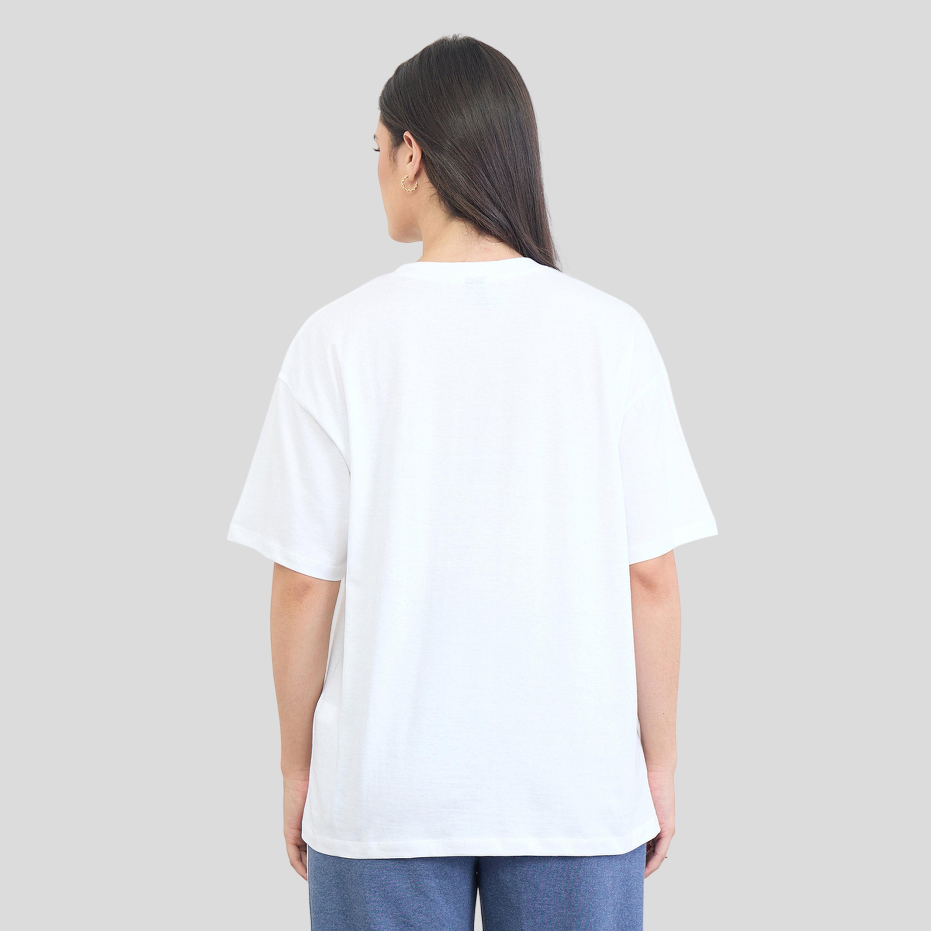 Styli White Embroidered Slogan 100% Cotton Oversized T-Shirt-women-clothing-tshirts-image-5
