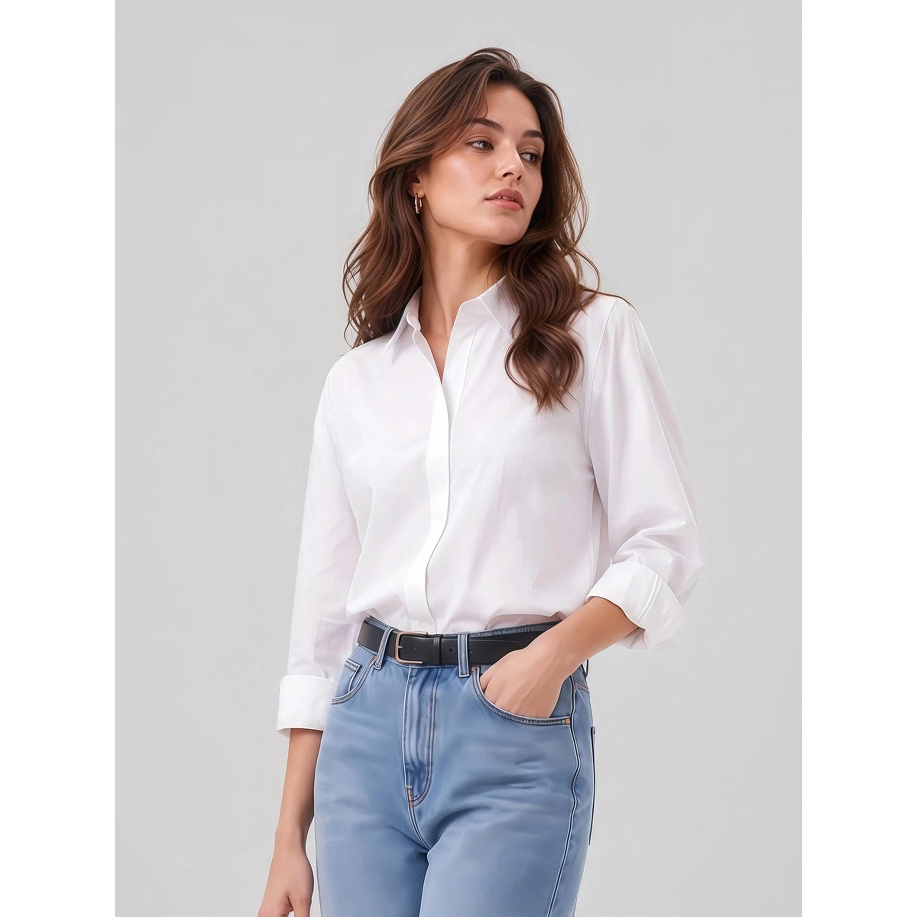 Styli Pack of 2 - Multi-Color 100% Cotton Regular Fit Shirt-women-clothing-shirtsandblouses-shirts-image-6