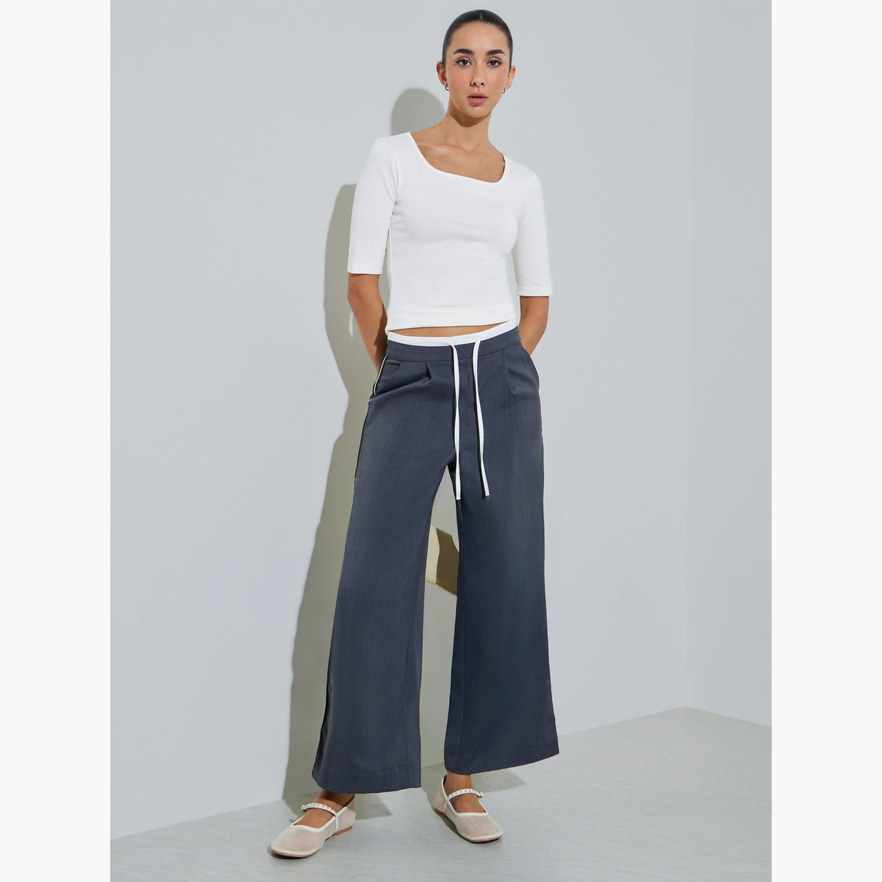 تيشيرت ضيق وسميك بياقة مربعة-women-clothing-tshirts-image-2