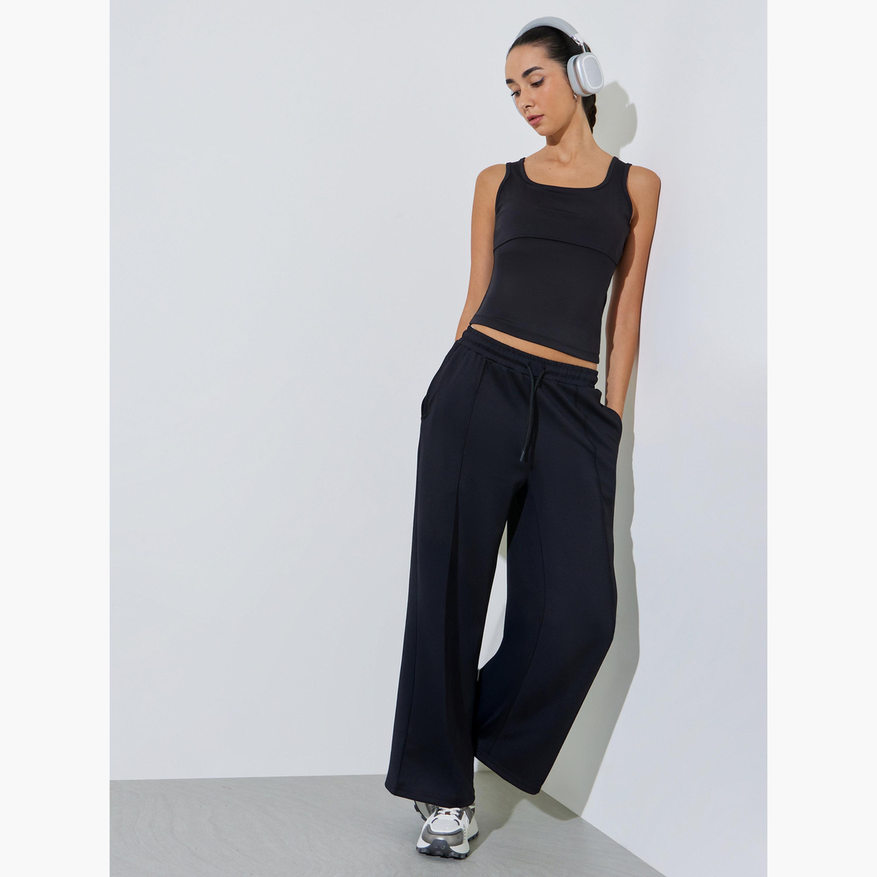 ستايلي - توب أسود ضيق بحمالات عريضة-women-clothing-shirtsandblouses-blouses-image-2