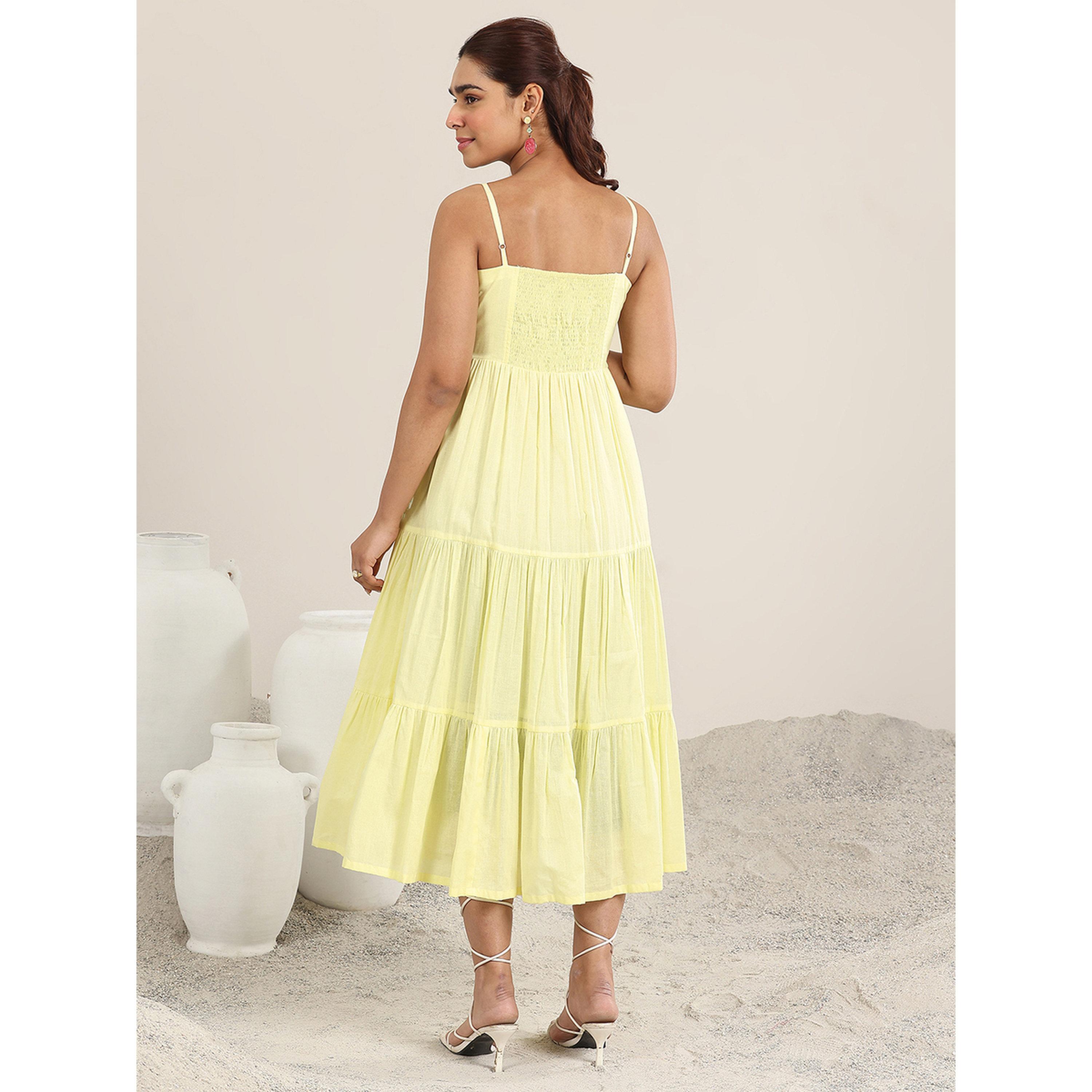 فستان ميدي قطن بطبقات وبحمالات-women-clothing-dresses-image-4