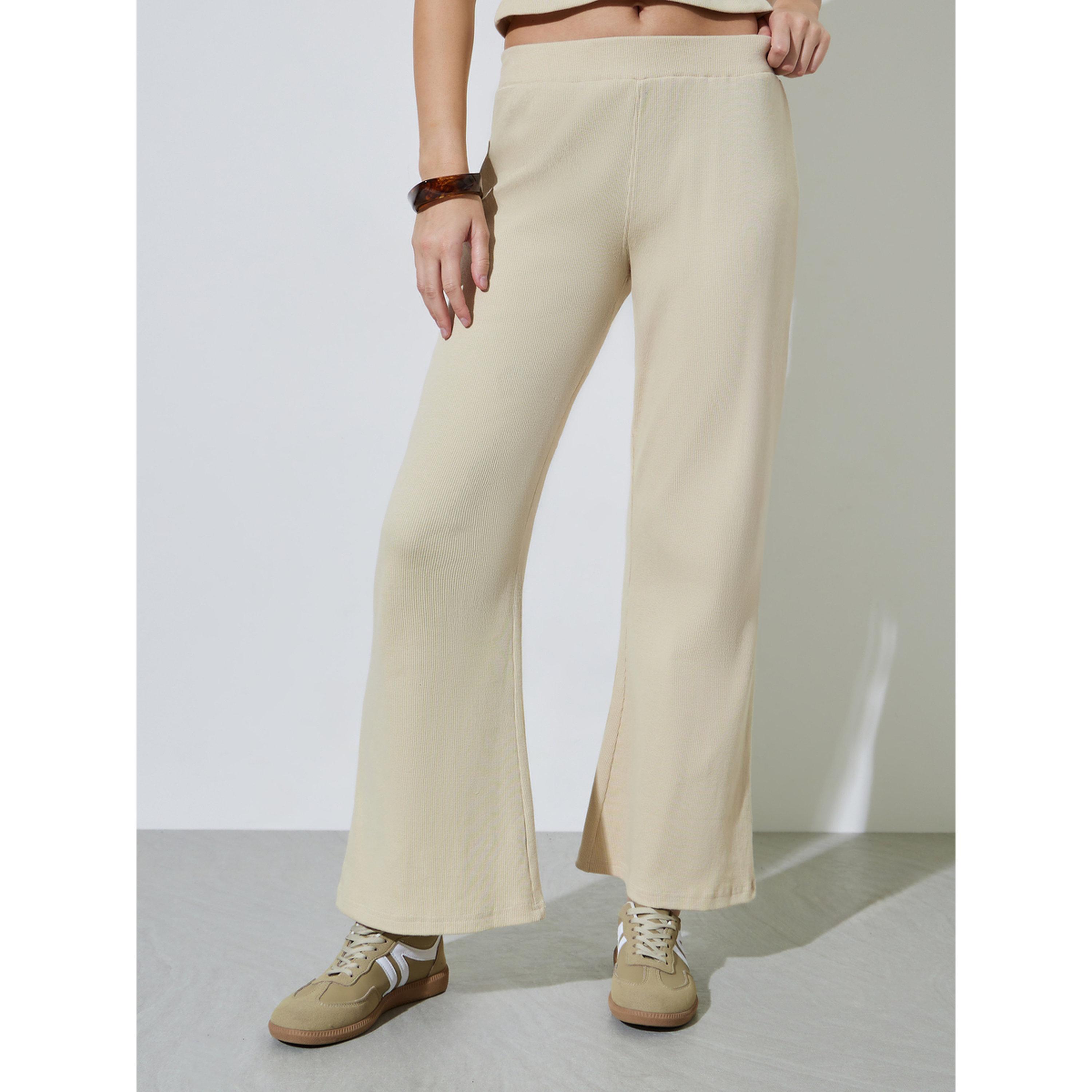 ليقنز بحافة واسعة بلون سادة-women-clothing-leggings-image-1