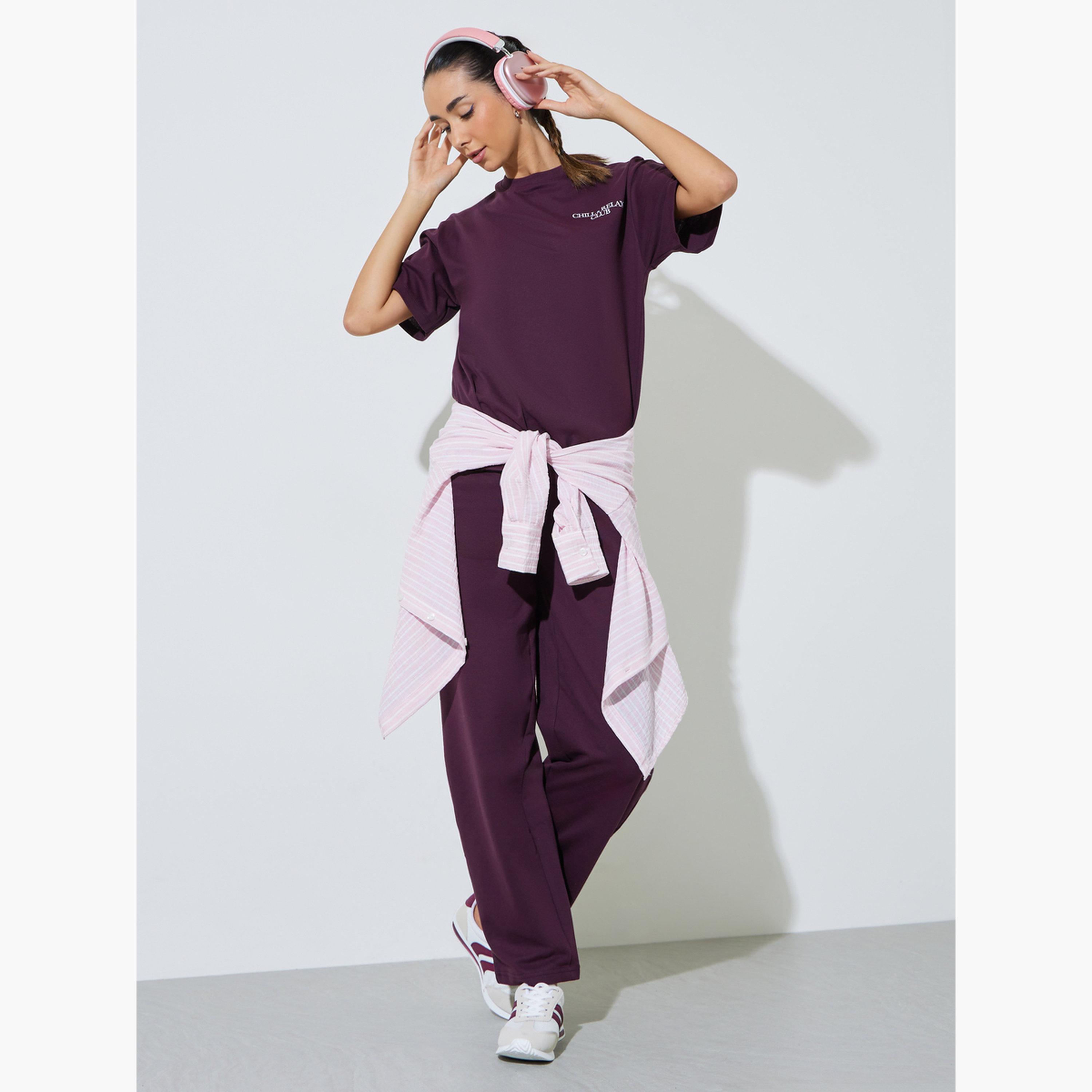 جوغر بقصة برميلية من خليط القطن-women-clothing-bottoms-joggers-image-2