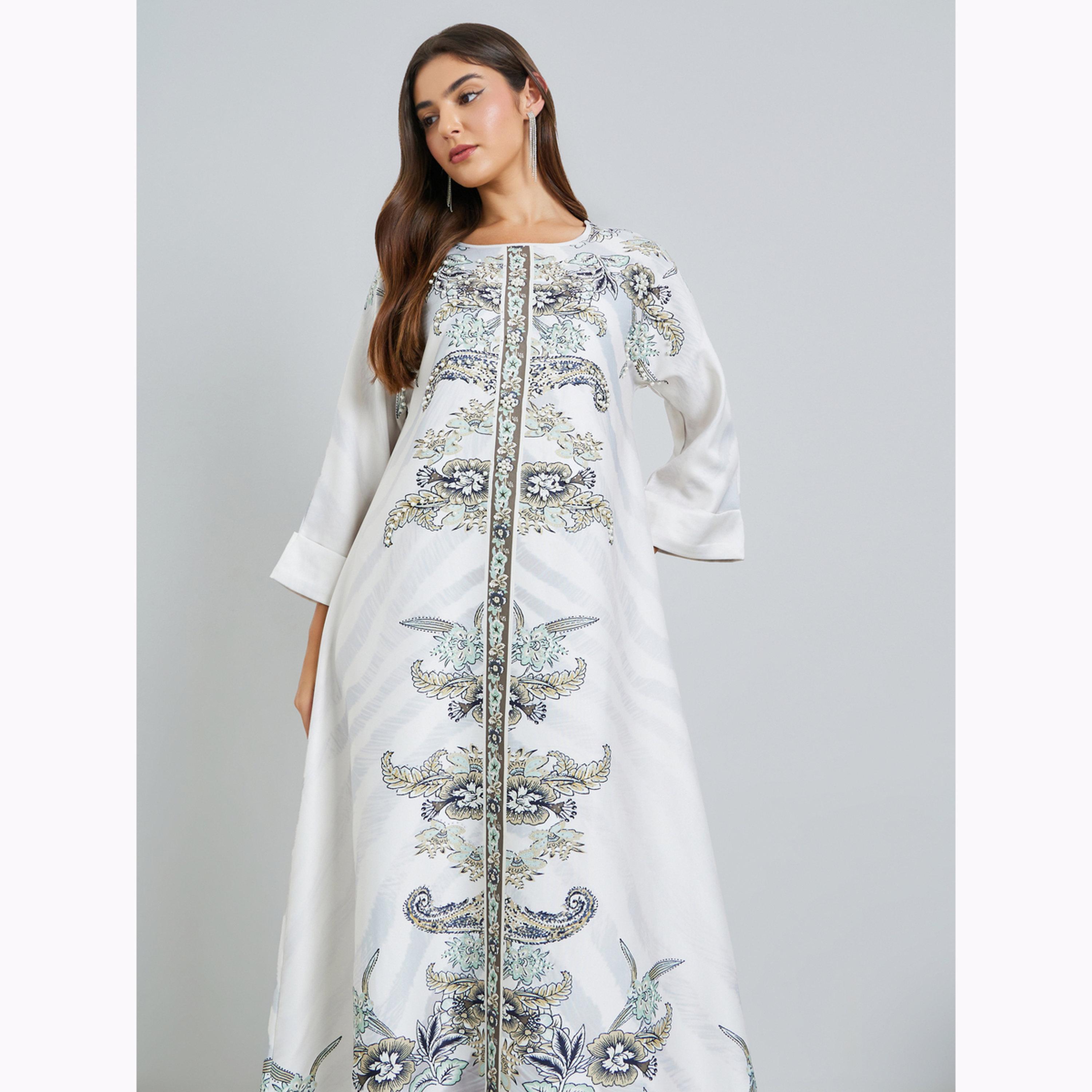 جلابية بحافة واسعة ومزينة بأحجار الراين ومطبعة-women-arabicclothing-jalabiyas-image-2