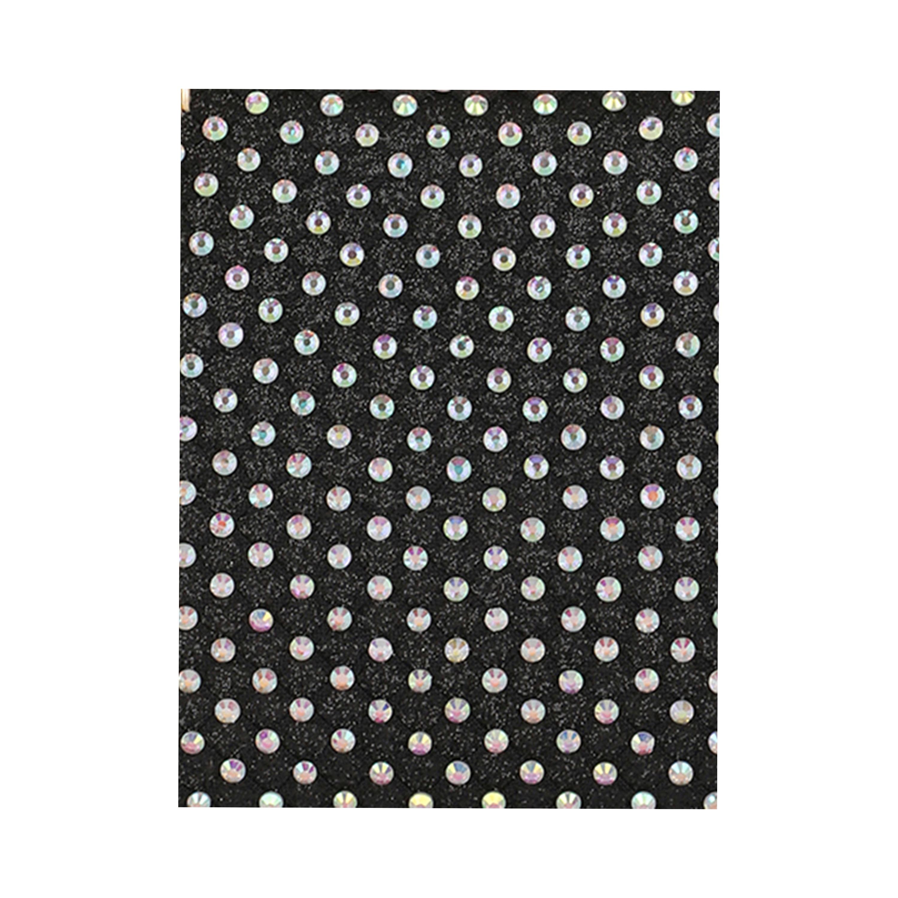 Globus X Styli Black Embellished Clutch with Chain Strap-women-bagsandwallets-handbags-image-6