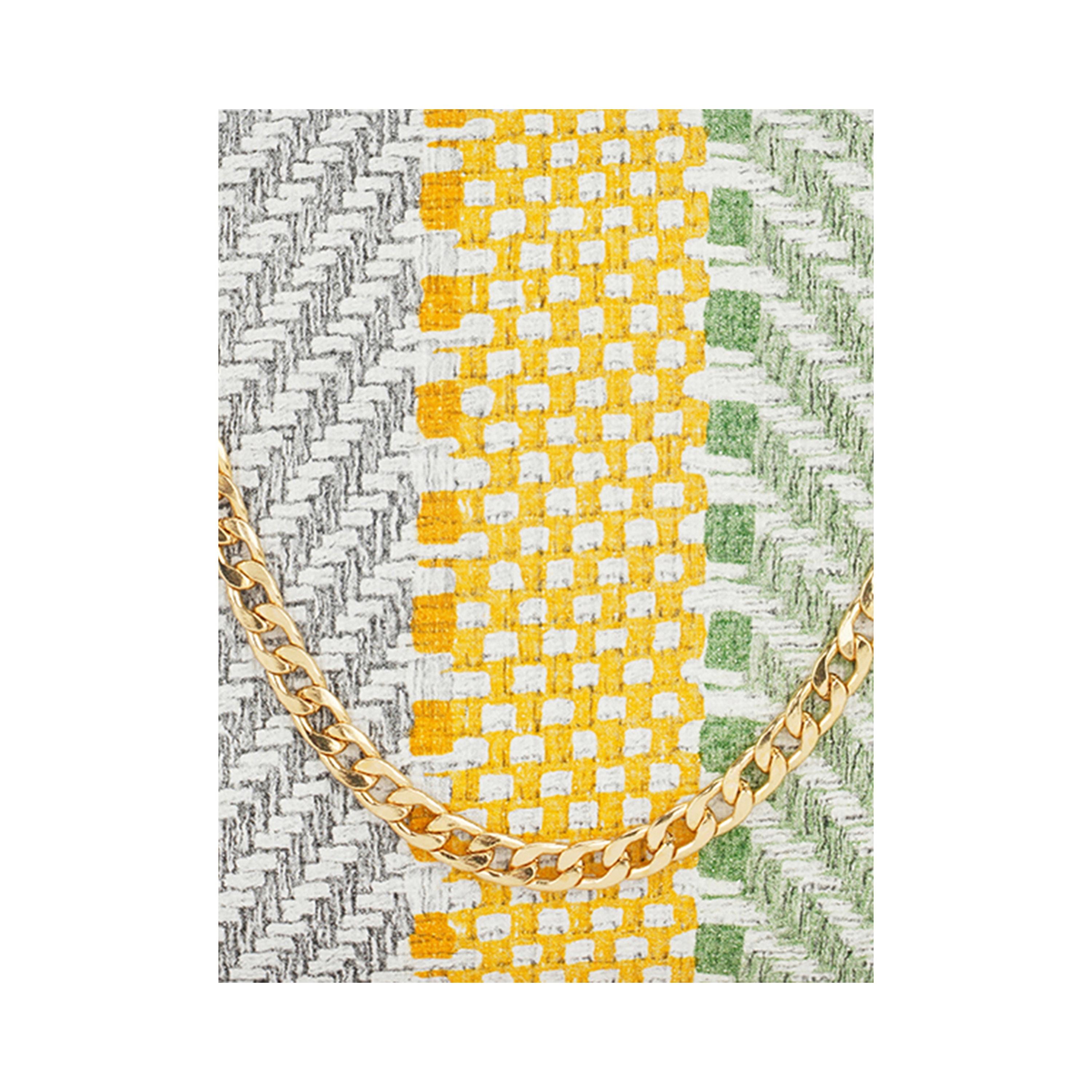 Globus X Styli Green Woven Clutch with Detachable Chain Strap-women-bagsandwallets-handbags-image-6