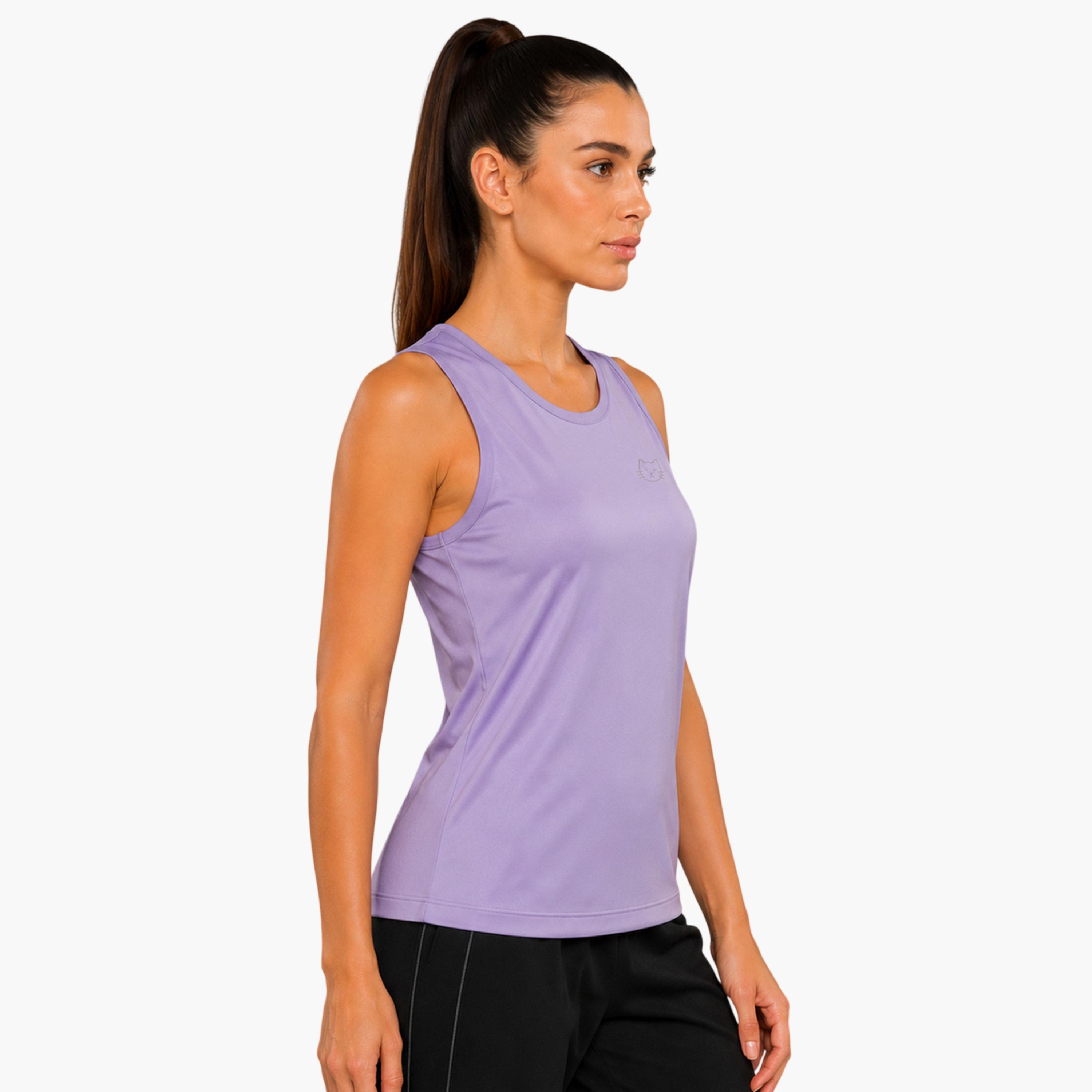 بلوزة رياضية بدون أكمام سادة-sports-women-clothing-tshirtsandvests-image-4