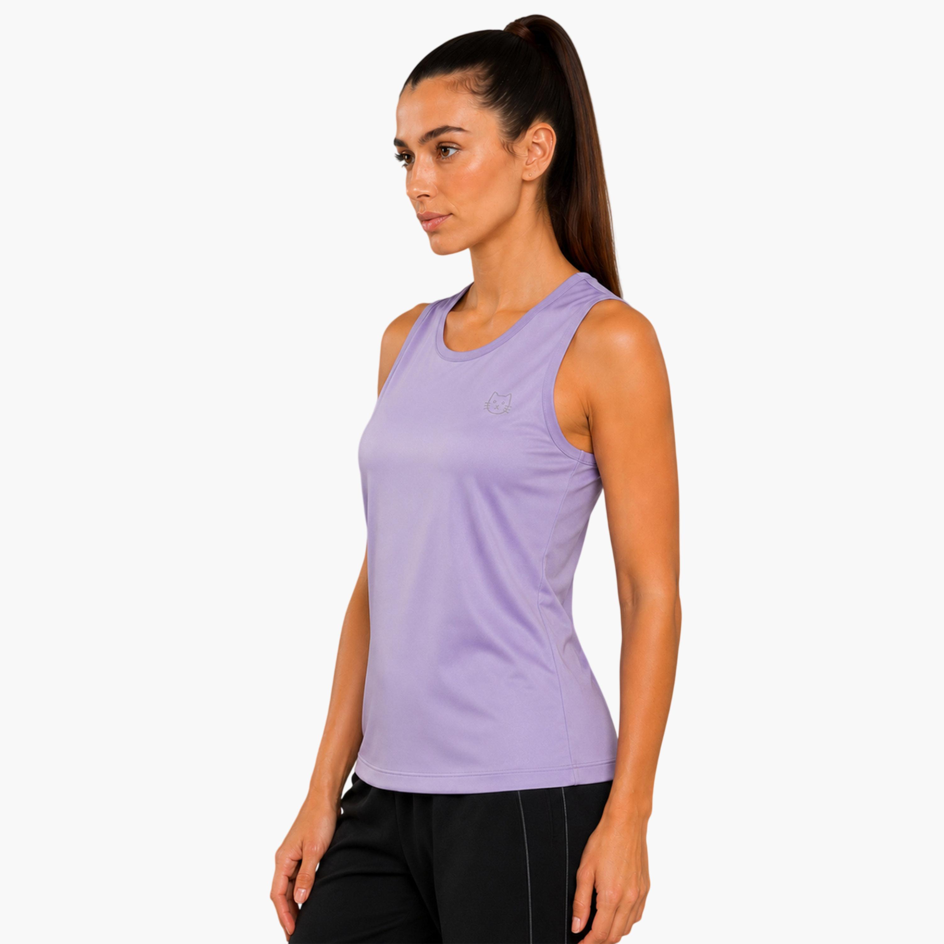 بلوزة رياضية بدون أكمام سادة-sports-women-clothing-tshirtsandvests-image-5