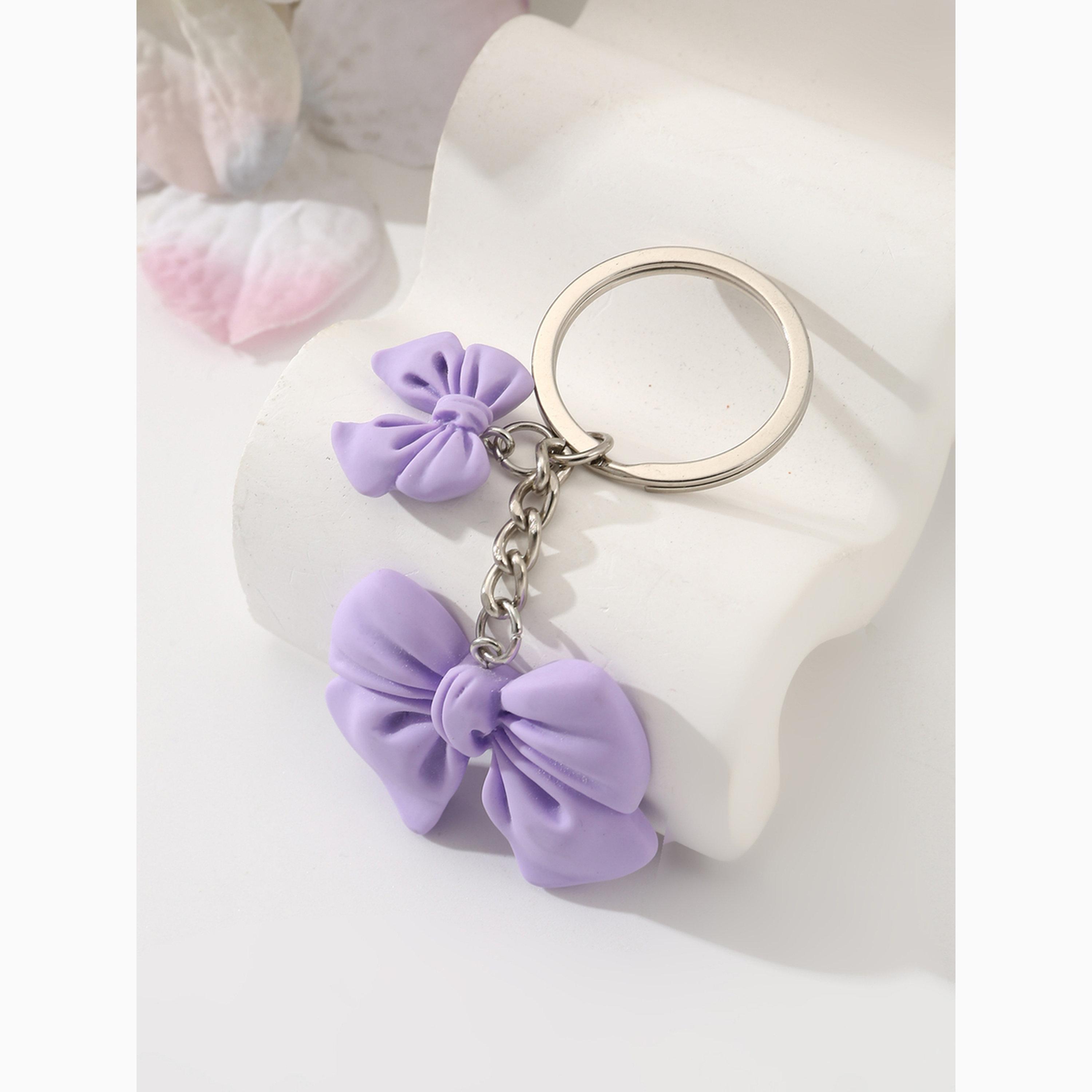 Take Two Purple Bow Keychain-women-clothingaccessories-novelties-image-4