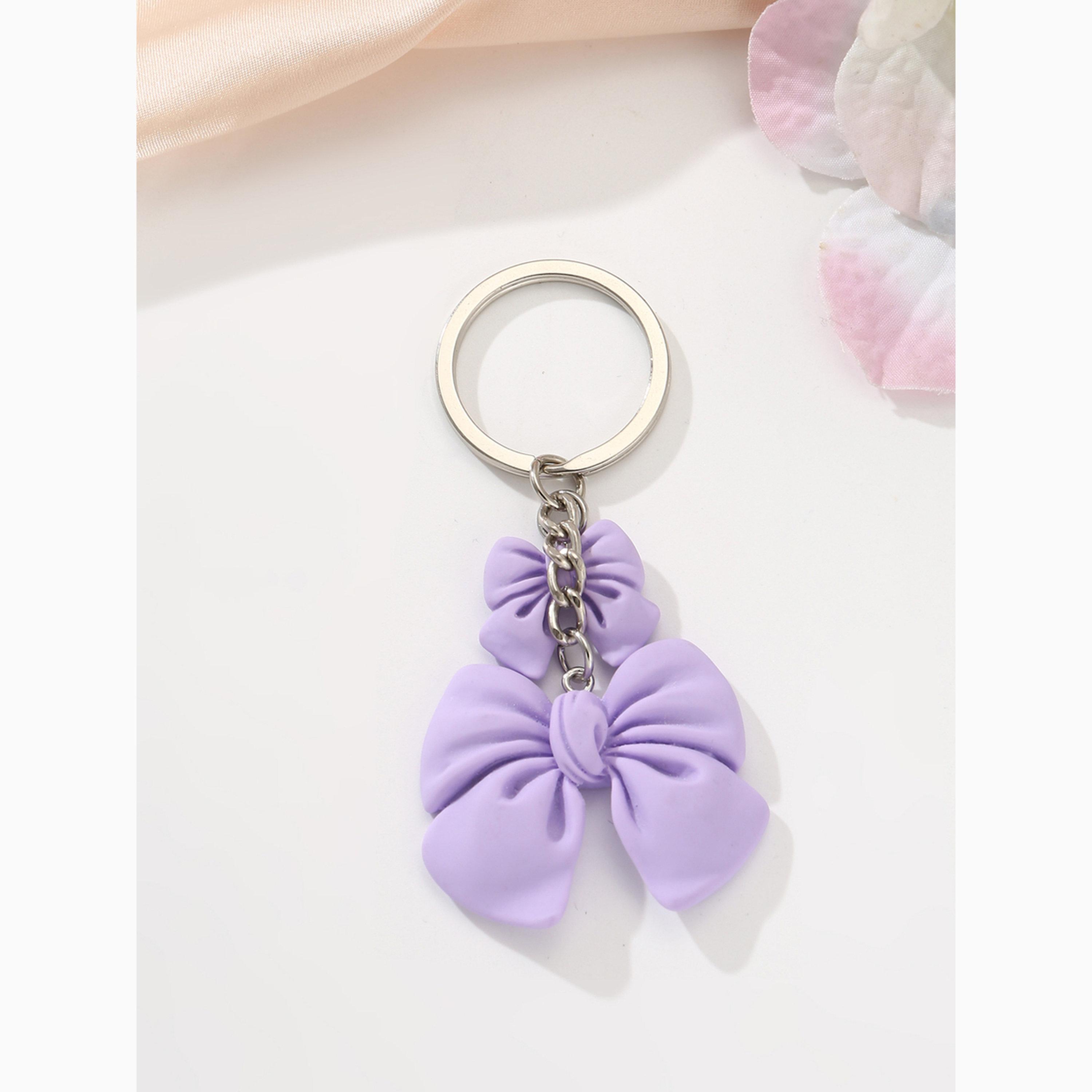 Take Two Purple Bow Keychain-women-clothingaccessories-novelties-image-5