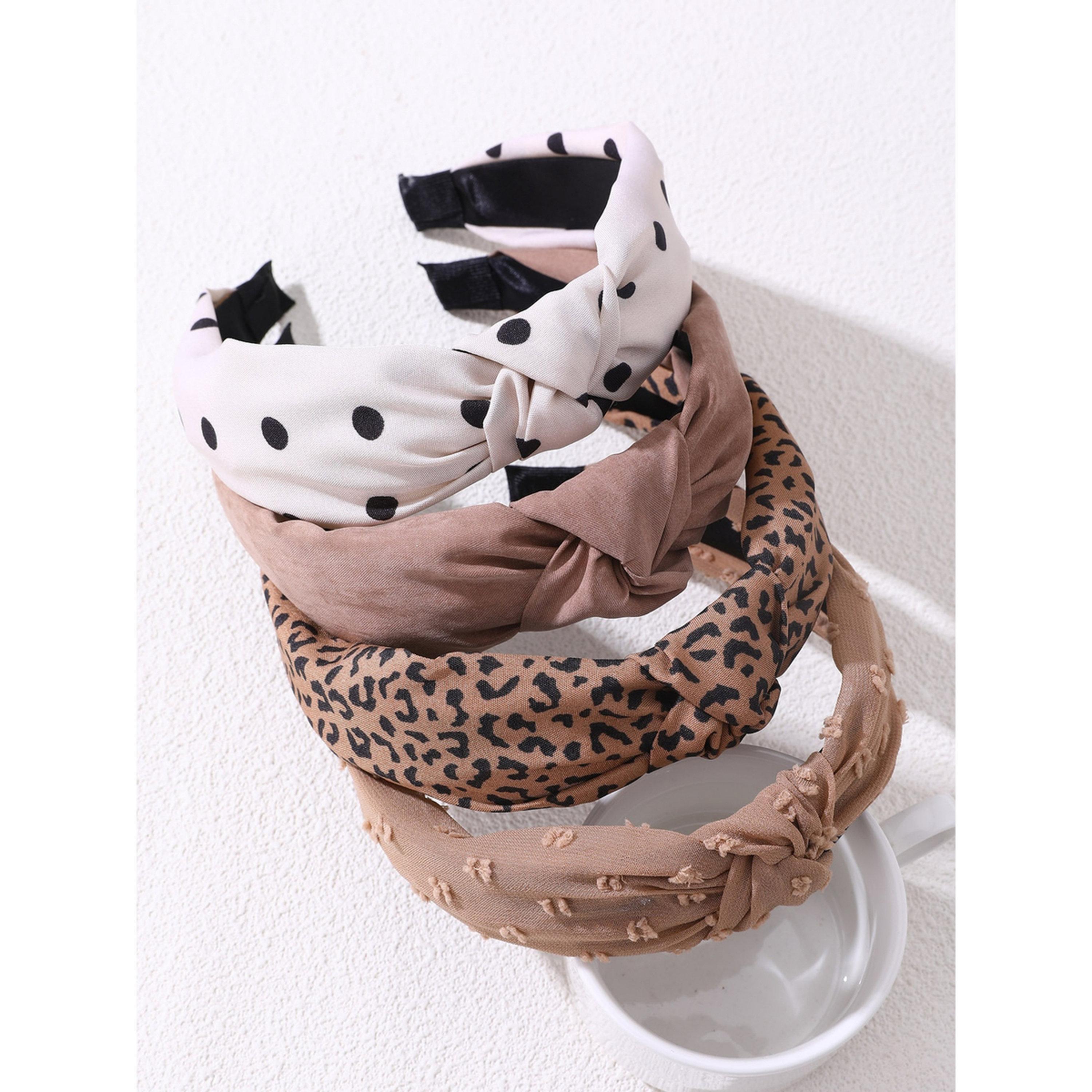 Take Two Pack of 4 - Printed Knotted Headband-women-hairaccessories-bands-image-1