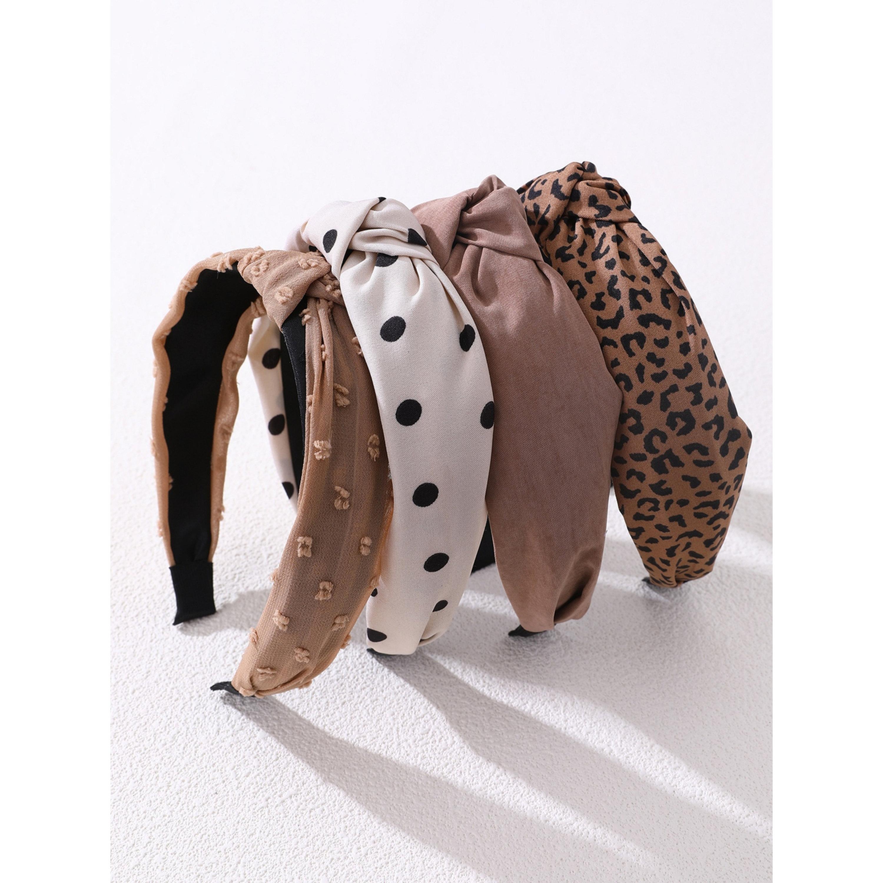Take Two Pack of 4 - Printed Knotted Headband-women-hairaccessories-bands-image-2