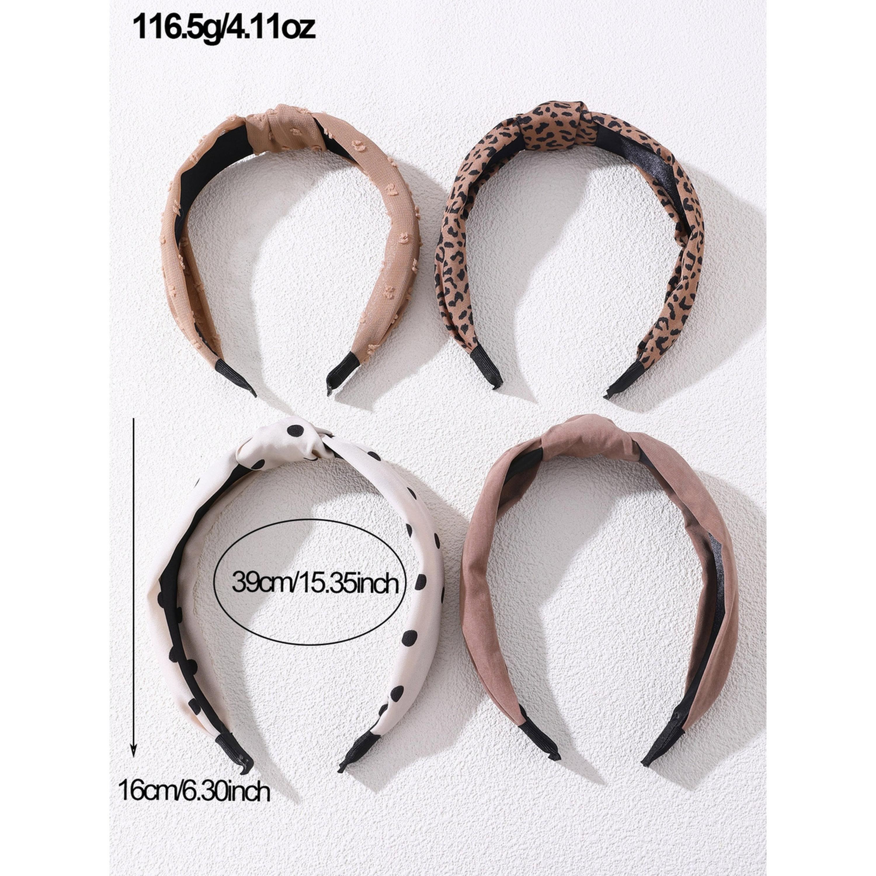 Take Two Pack of 4 - Printed Knotted Headband-women-hairaccessories-bands-image-5