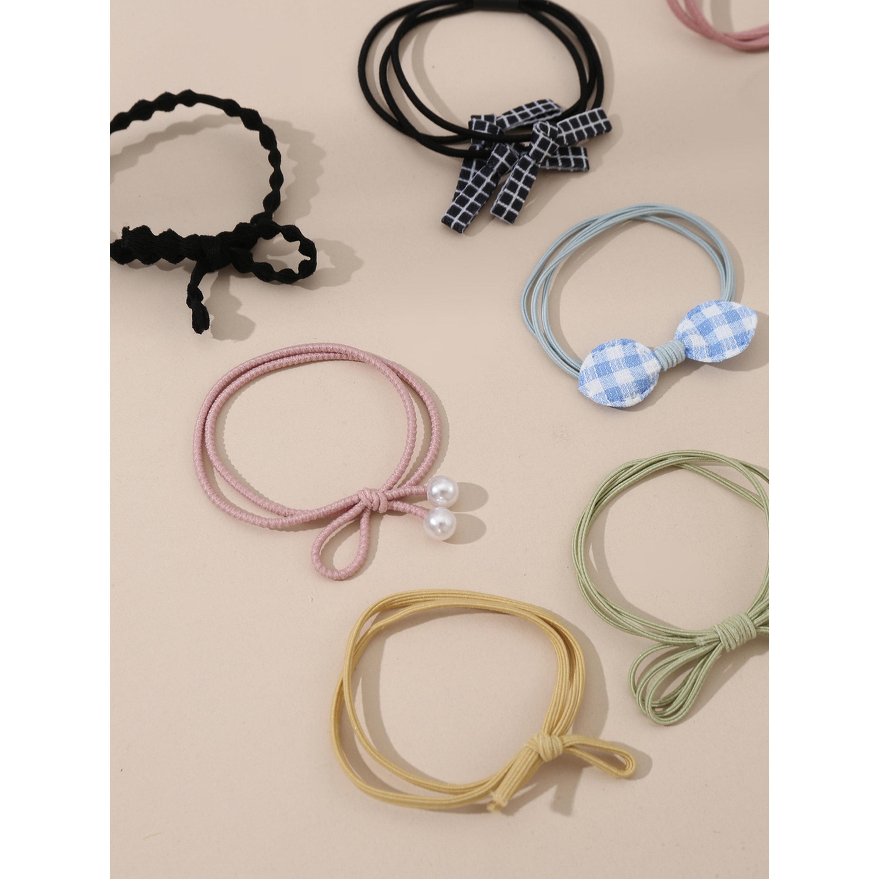 طقم ربطات شعر بعقدة 10 قطع-women-hairaccessories-bands-image-3