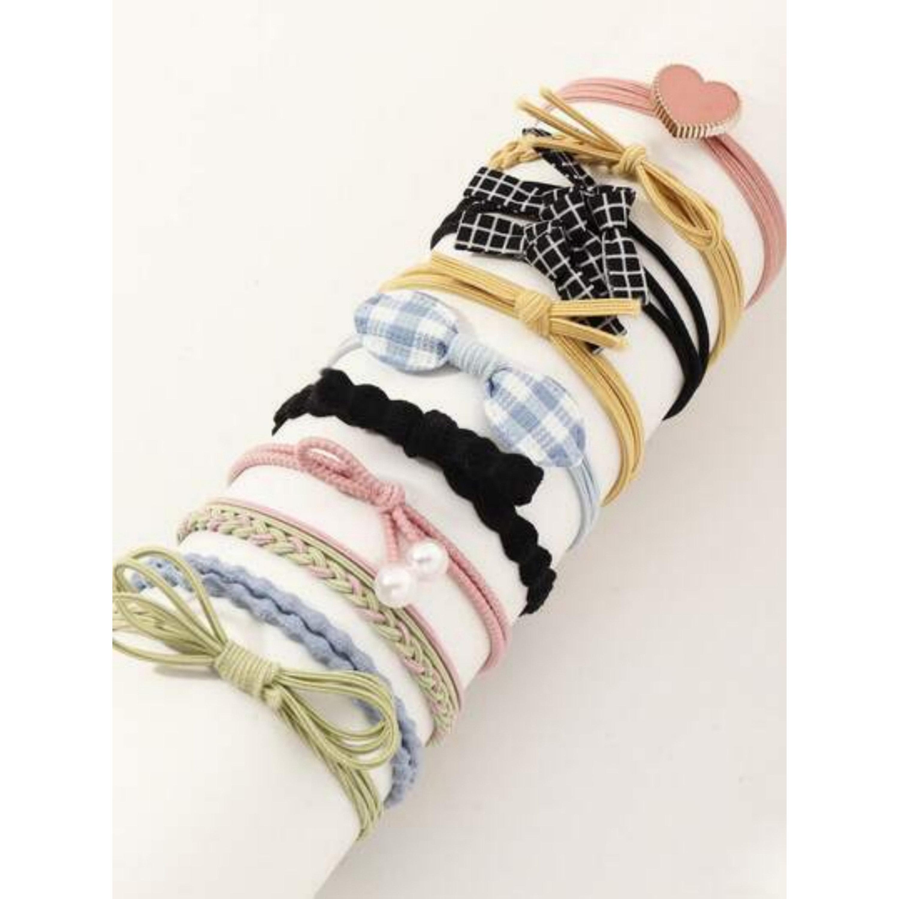 طقم ربطات شعر بعقدة 10 قطع-women-hairaccessories-bands-image-5