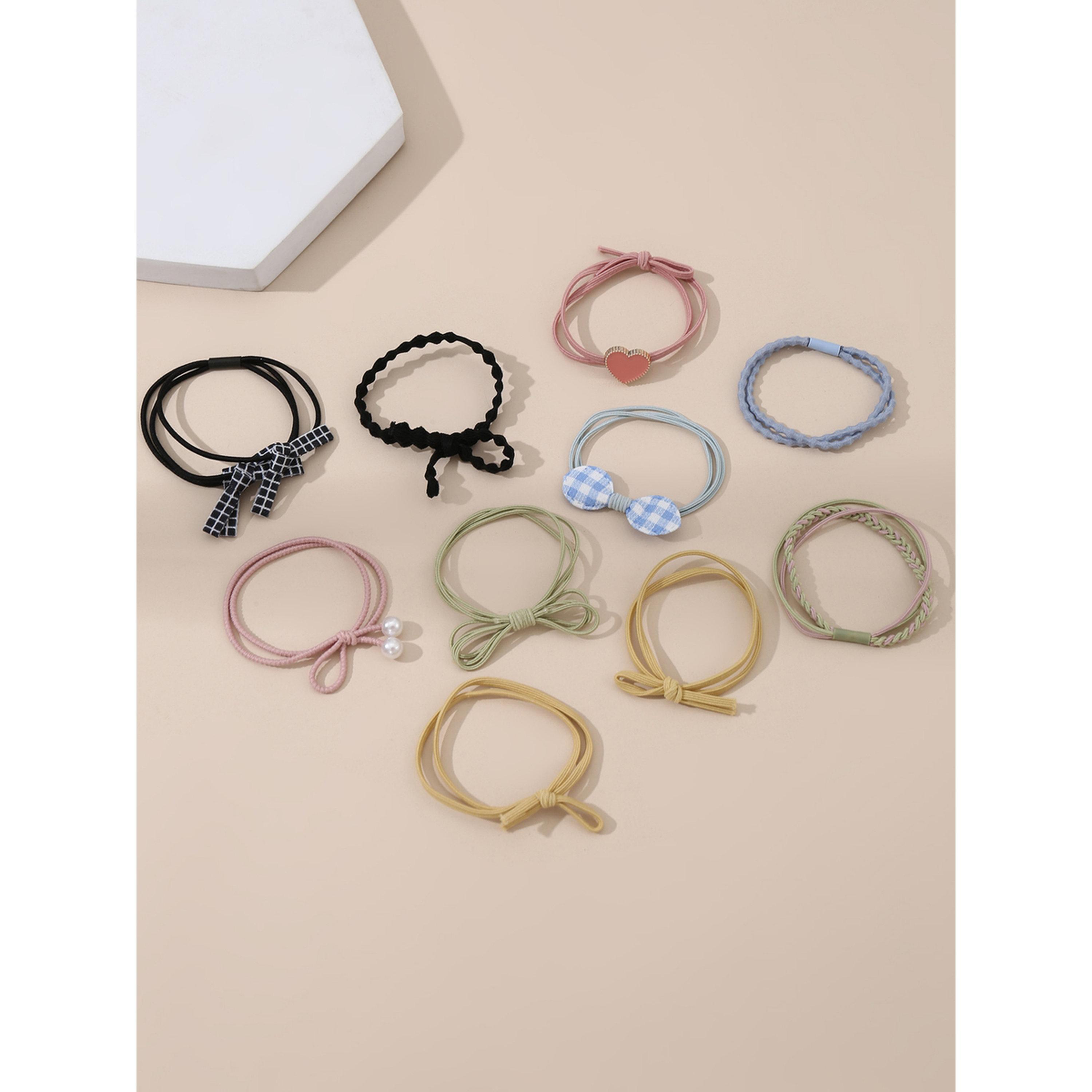 Take Two Pack of 10 - Bow Hair Tie-women-hairaccessories-bands-image-6