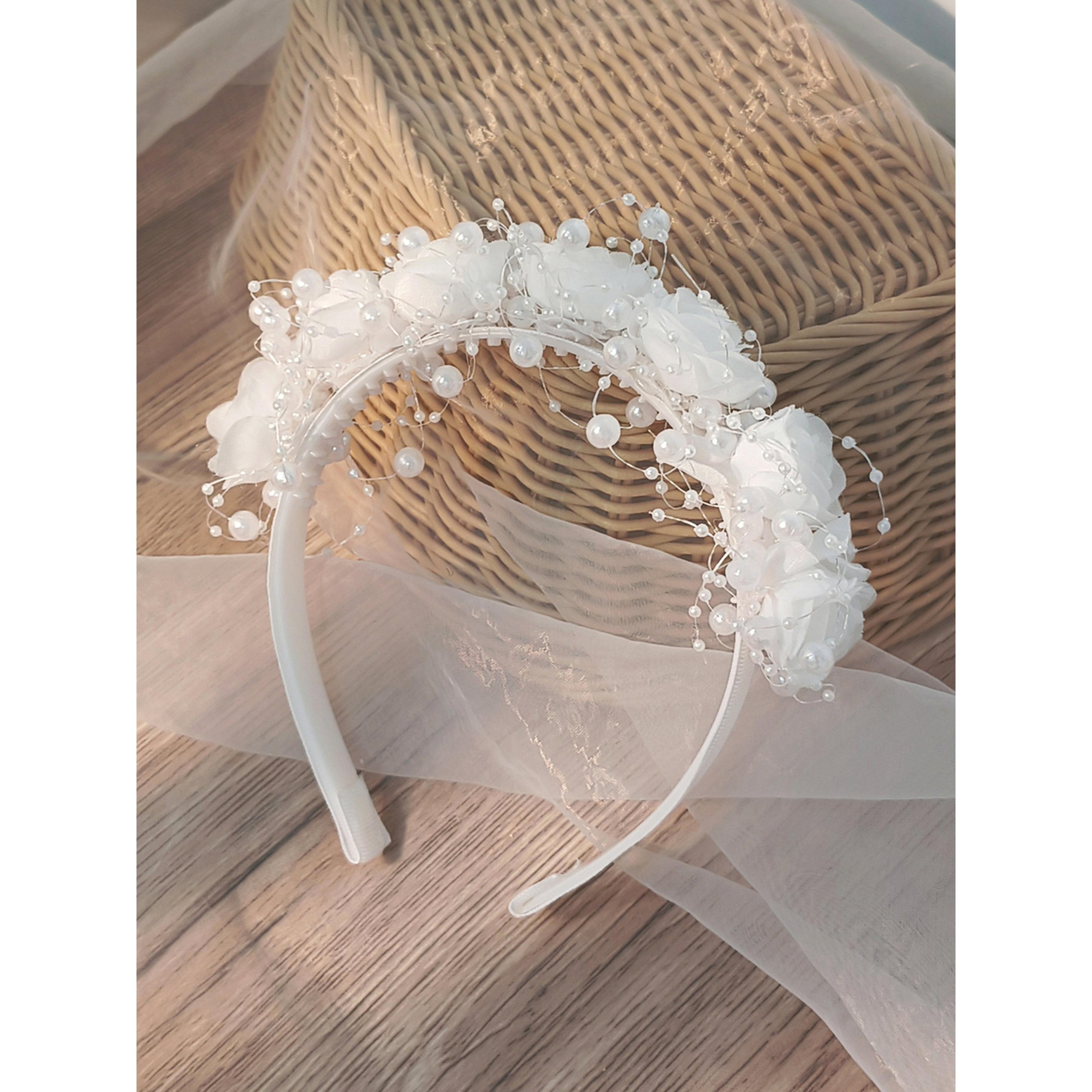 طوق شعر أبيض مزين بالزهور-women-hairaccessories-bands-image-3