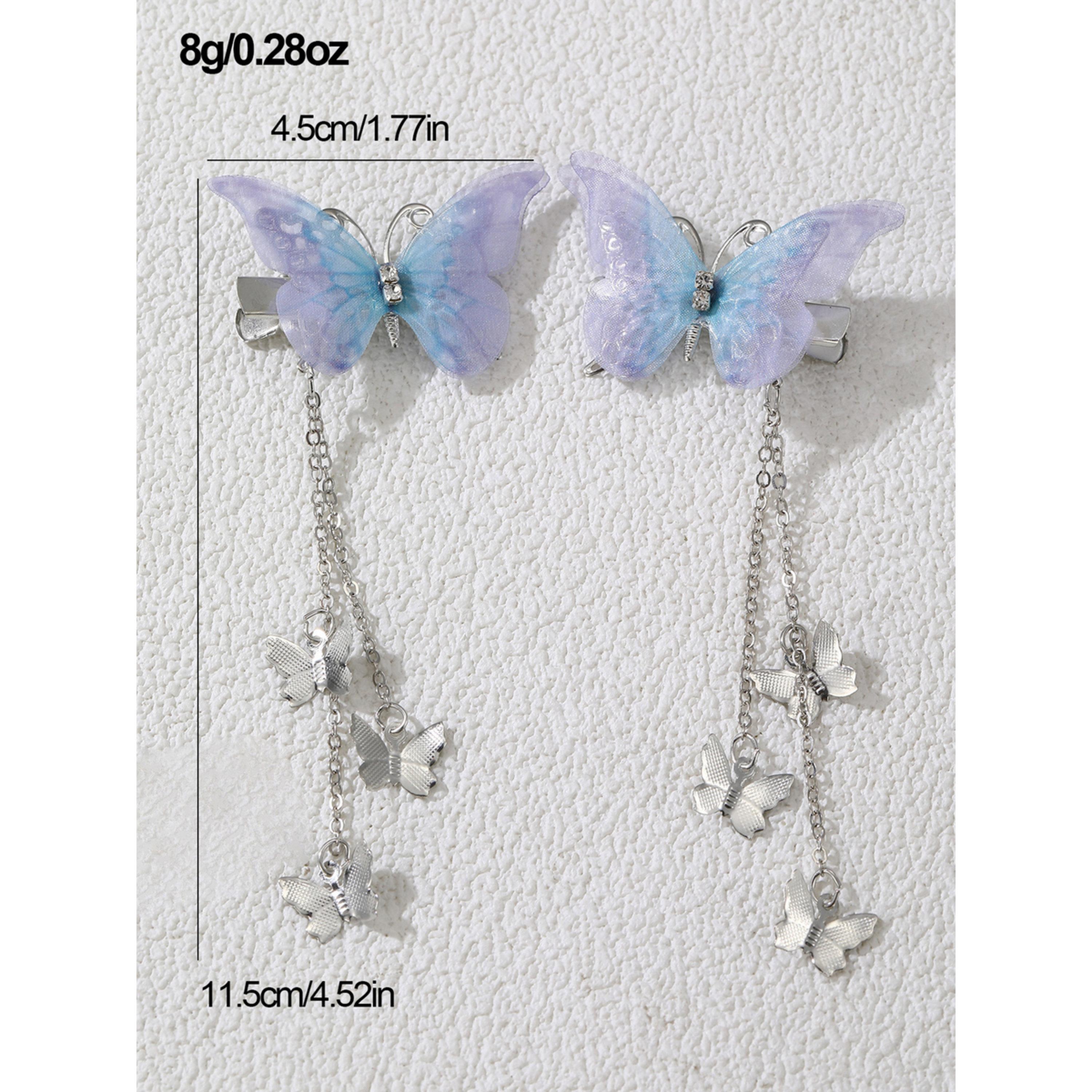 Take Two Pack of 2 - Blue Butterfly Hair Clips-women-hairaccessories-clips-image-6
