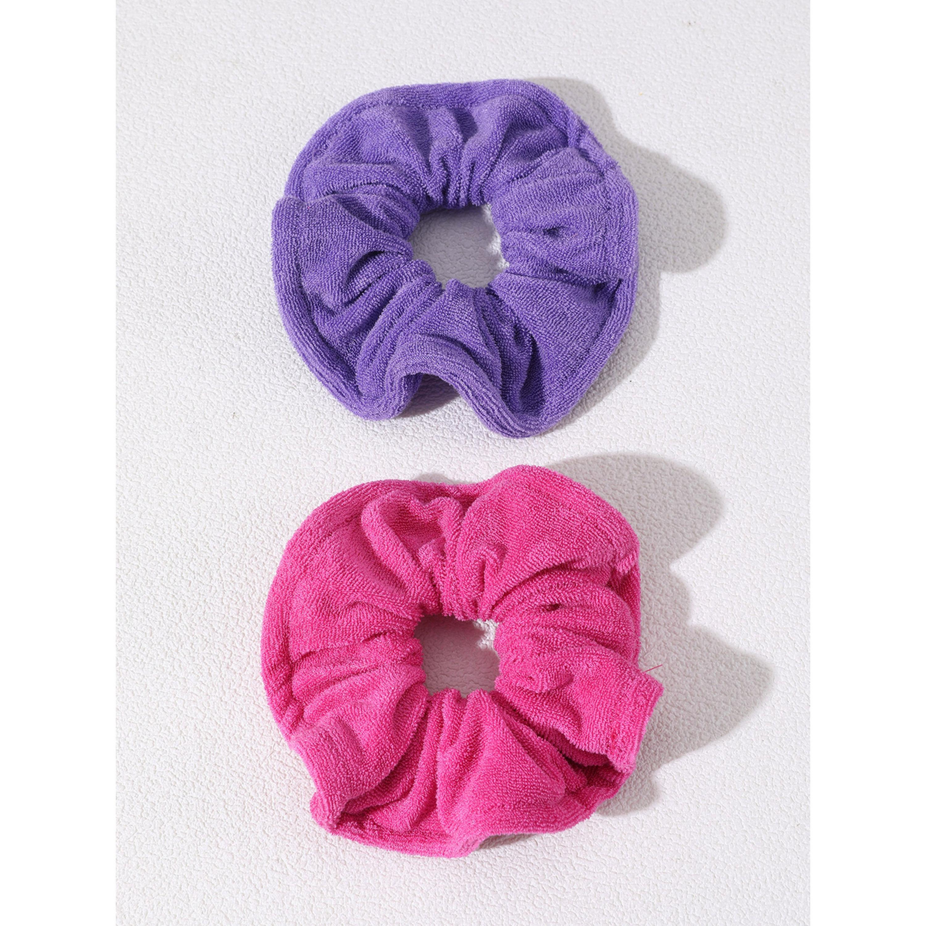 طقم من 2 ربطات شعر سكرانشي بارزة الملمس-women-hairaccessories-scrunchies-image-1
