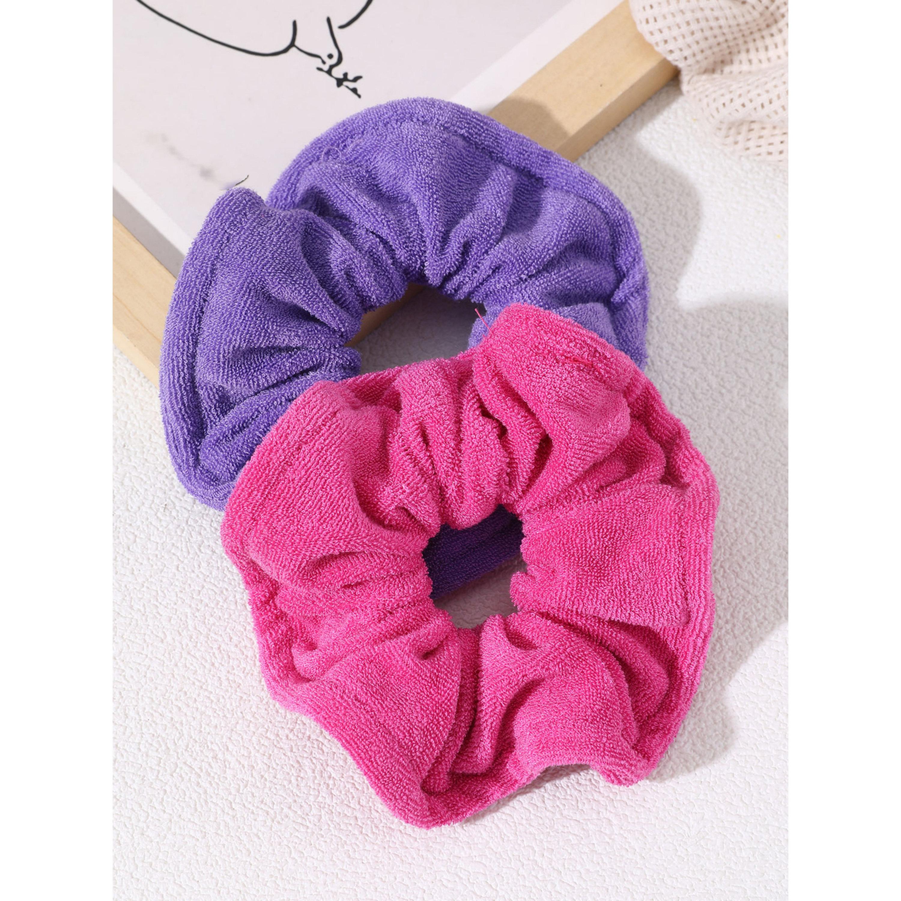 طقم من 2 ربطات شعر سكرانشي بارزة الملمس-women-hairaccessories-scrunchies-image-2