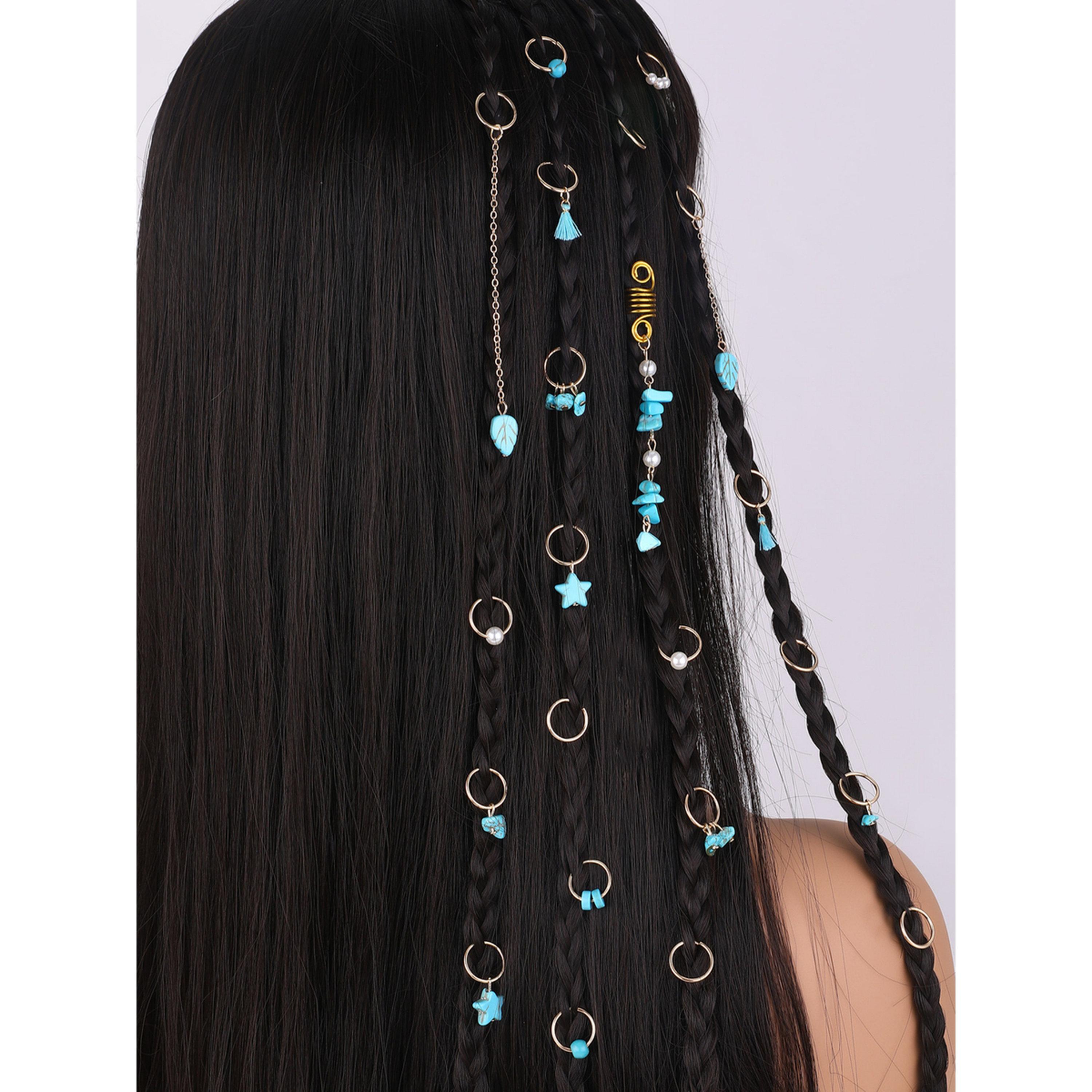 Take Two Pack of 24 - Blue Bow Hair Jewelry-women-hairaccessories-image-2