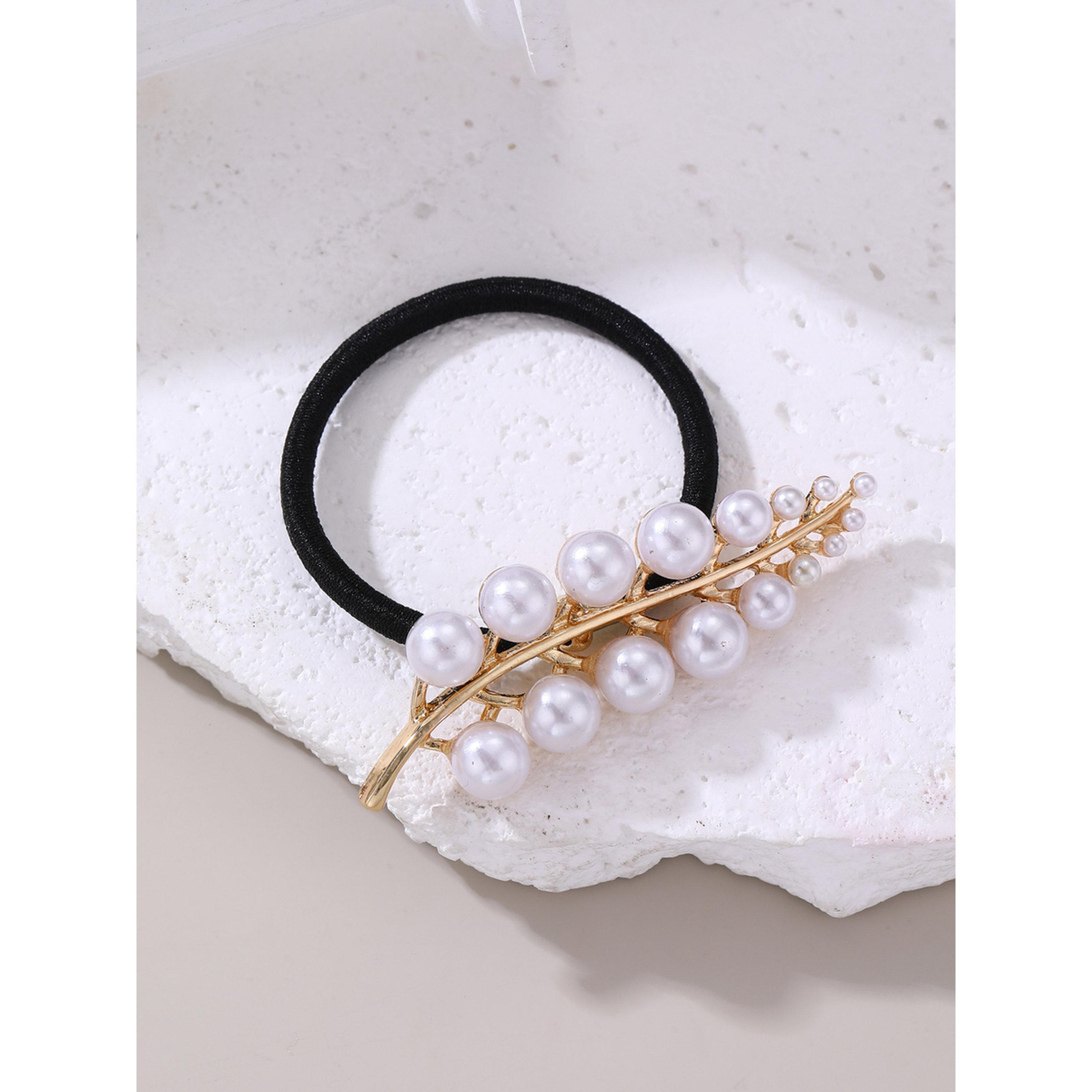 Take Two Pack of 3 - Pearl Leaf Hair Clips-women-hairaccessories-clips-image-3
