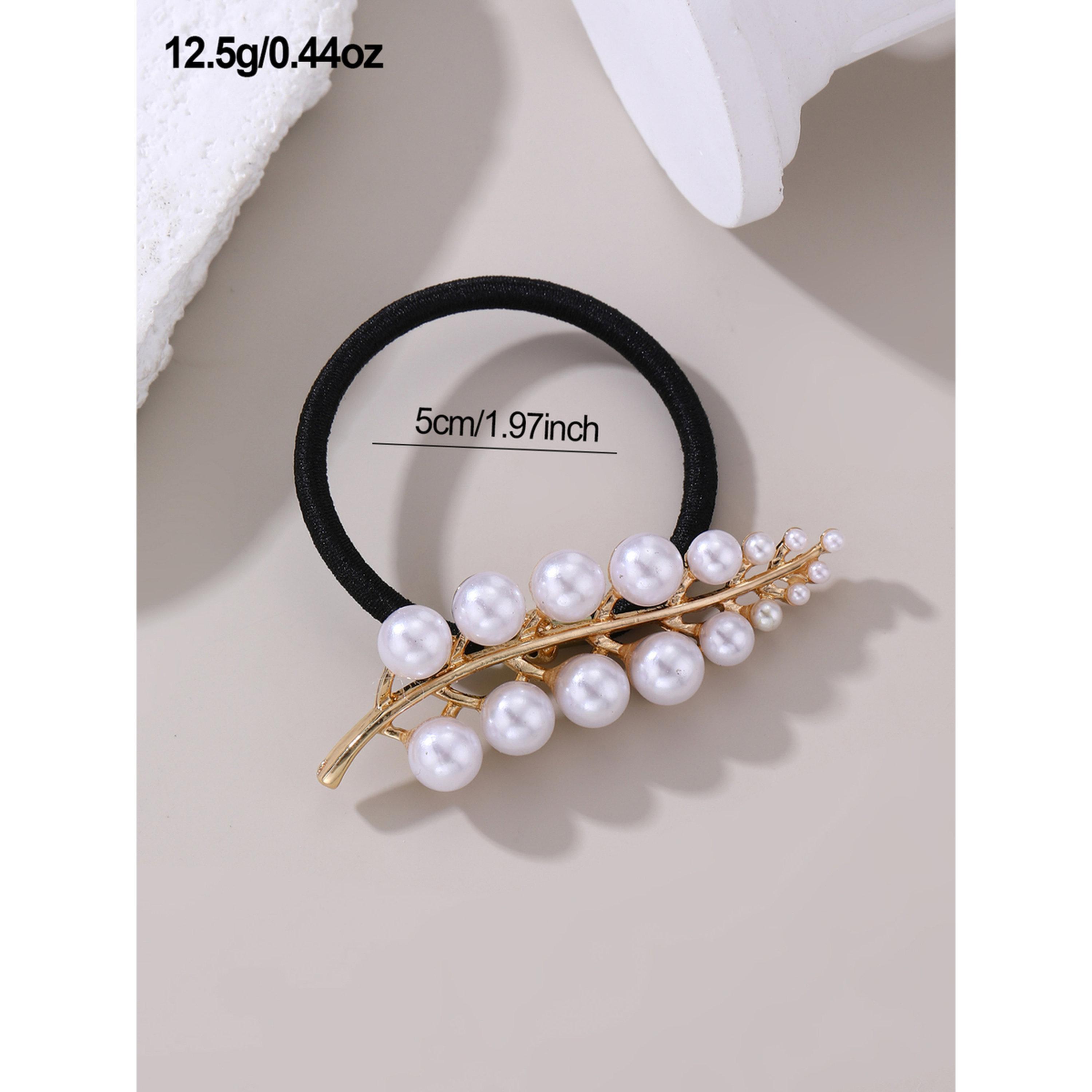 Take Two Pack of 3 - Pearl Leaf Hair Clips-women-hairaccessories-clips-image-5