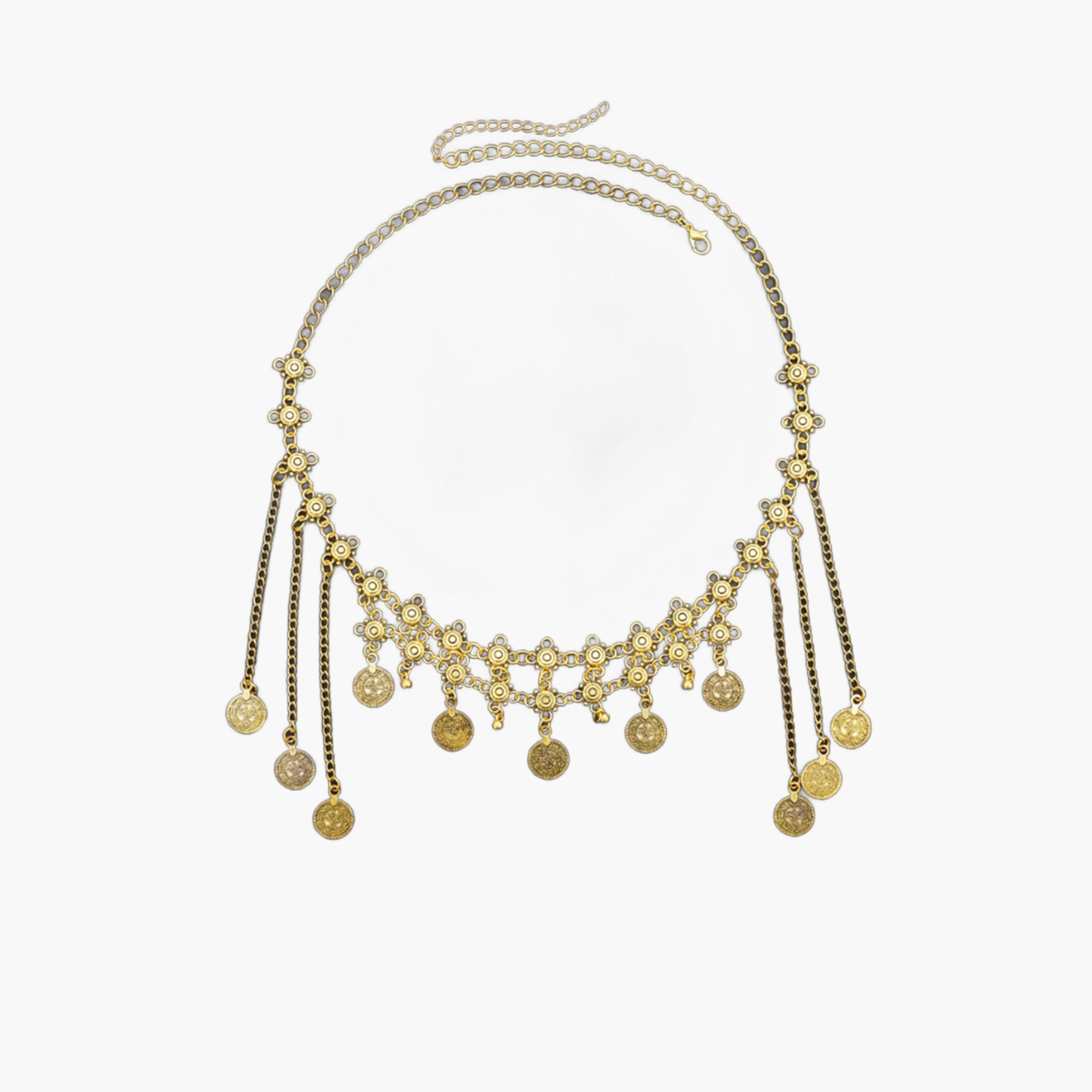 Take Two Golden Coin Hair Adornment-women-hairaccessories-image-1
