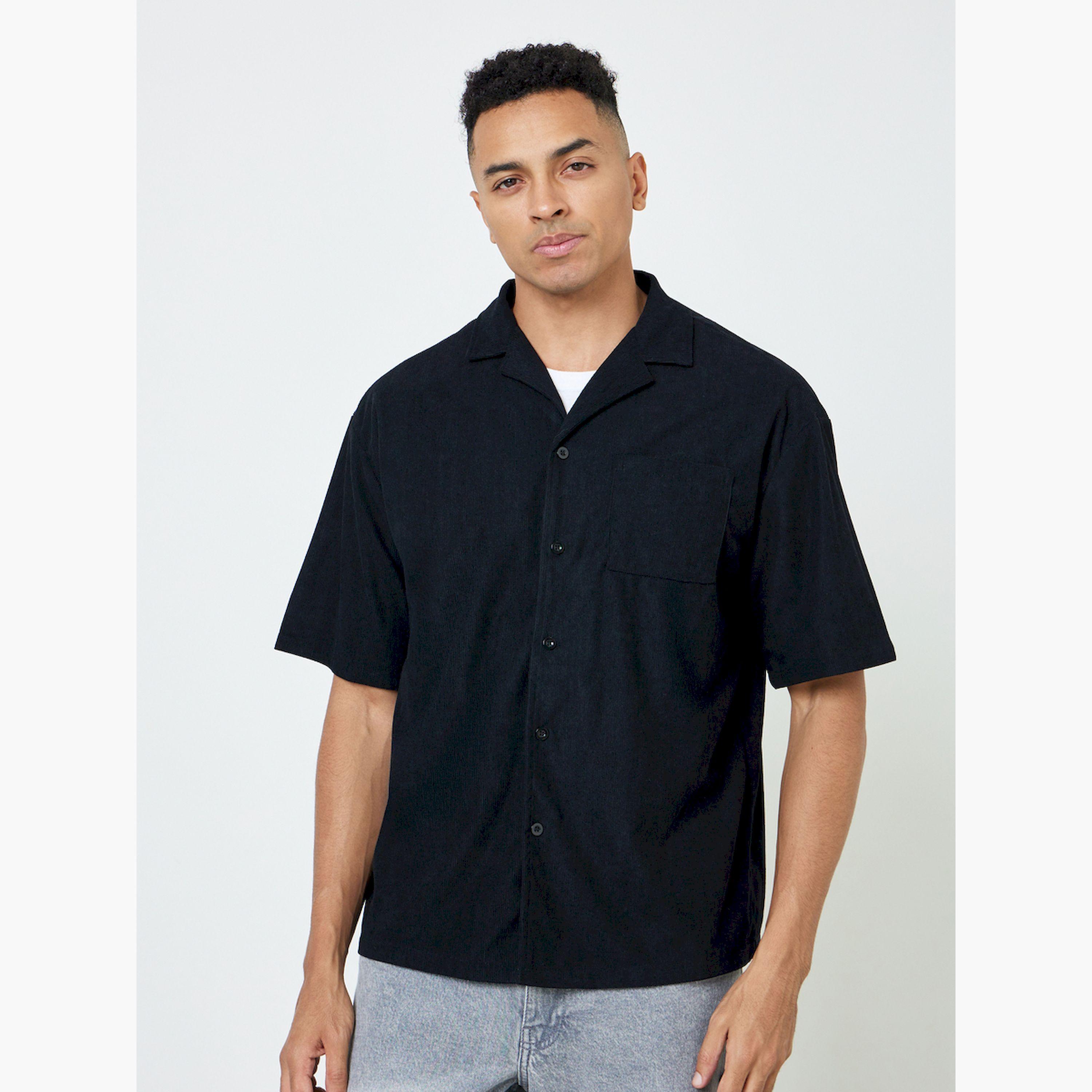 قميص كاجوال سادة بجيب للرجال-men-clothing-shirts-image-1