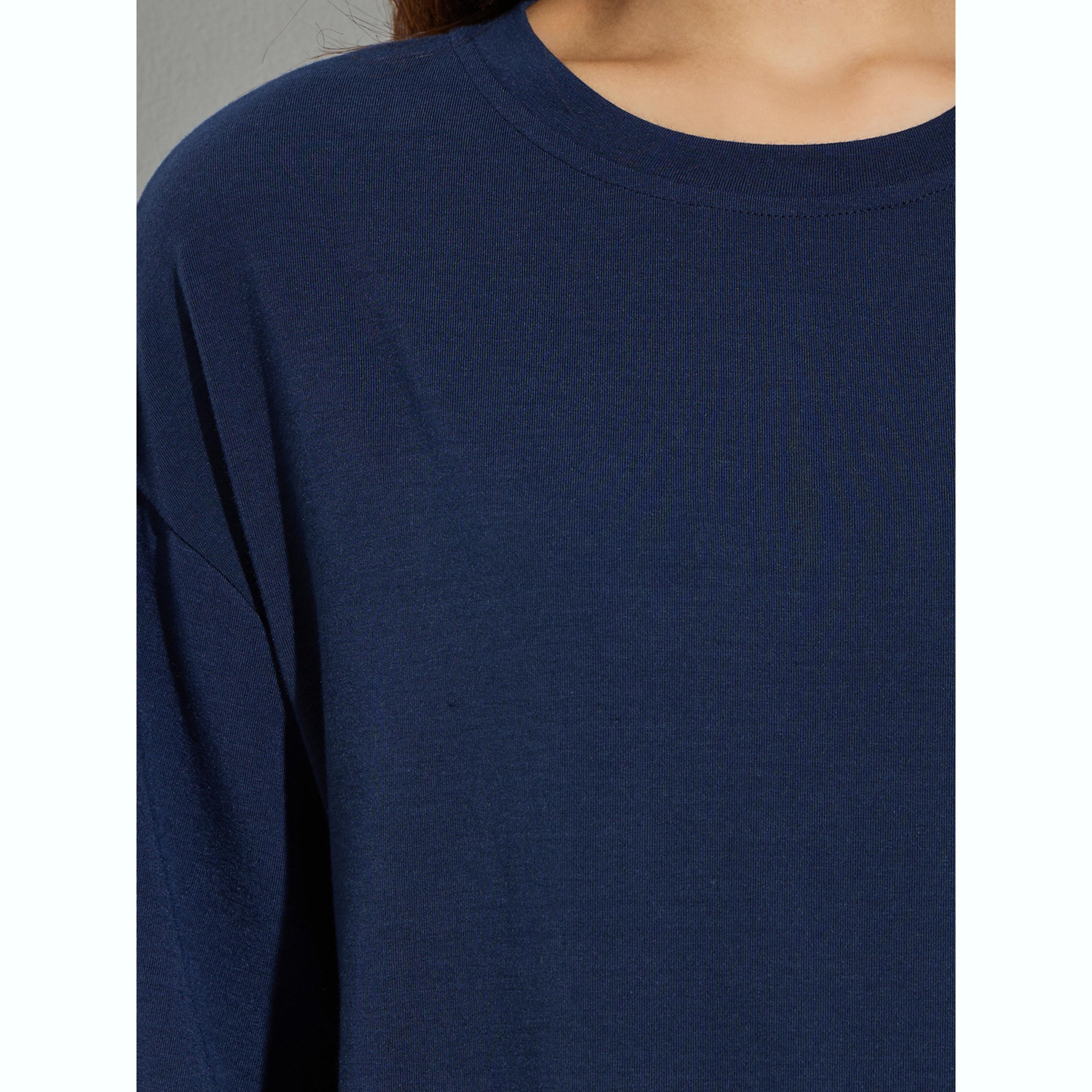 تيشيرت بقصة فضفاضة بحافة غير متماثلة-women-clothing-tshirts-image-5