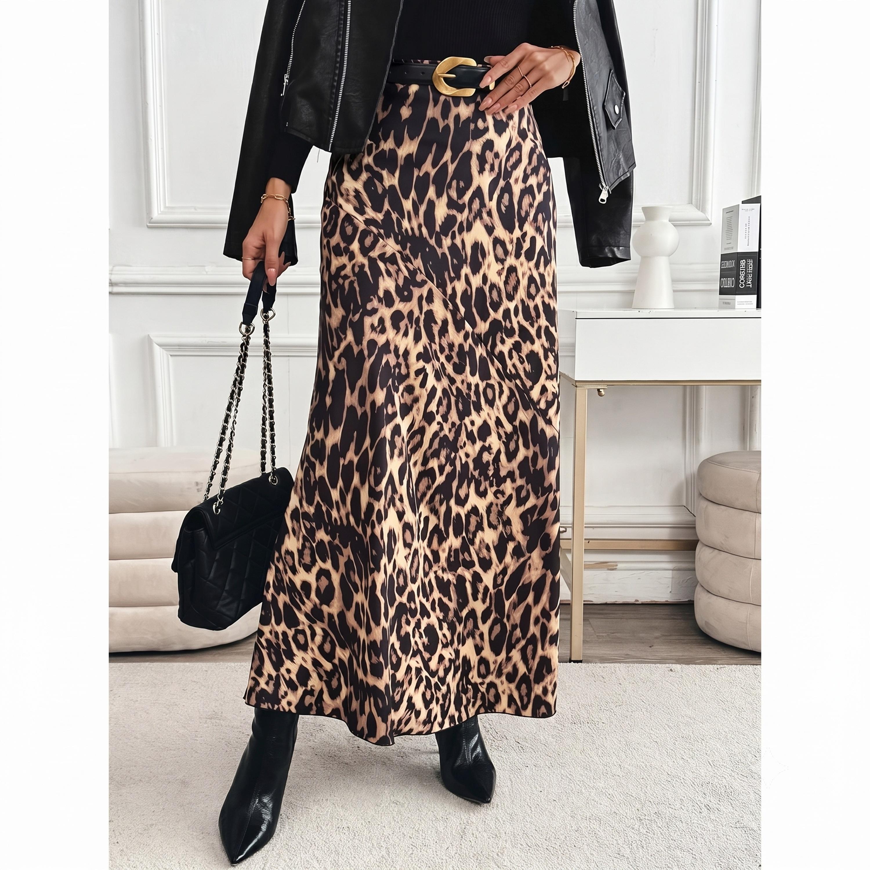 Take Two Leopard Print A-Line Midi Skirt-women-clothing-skirts-image-3