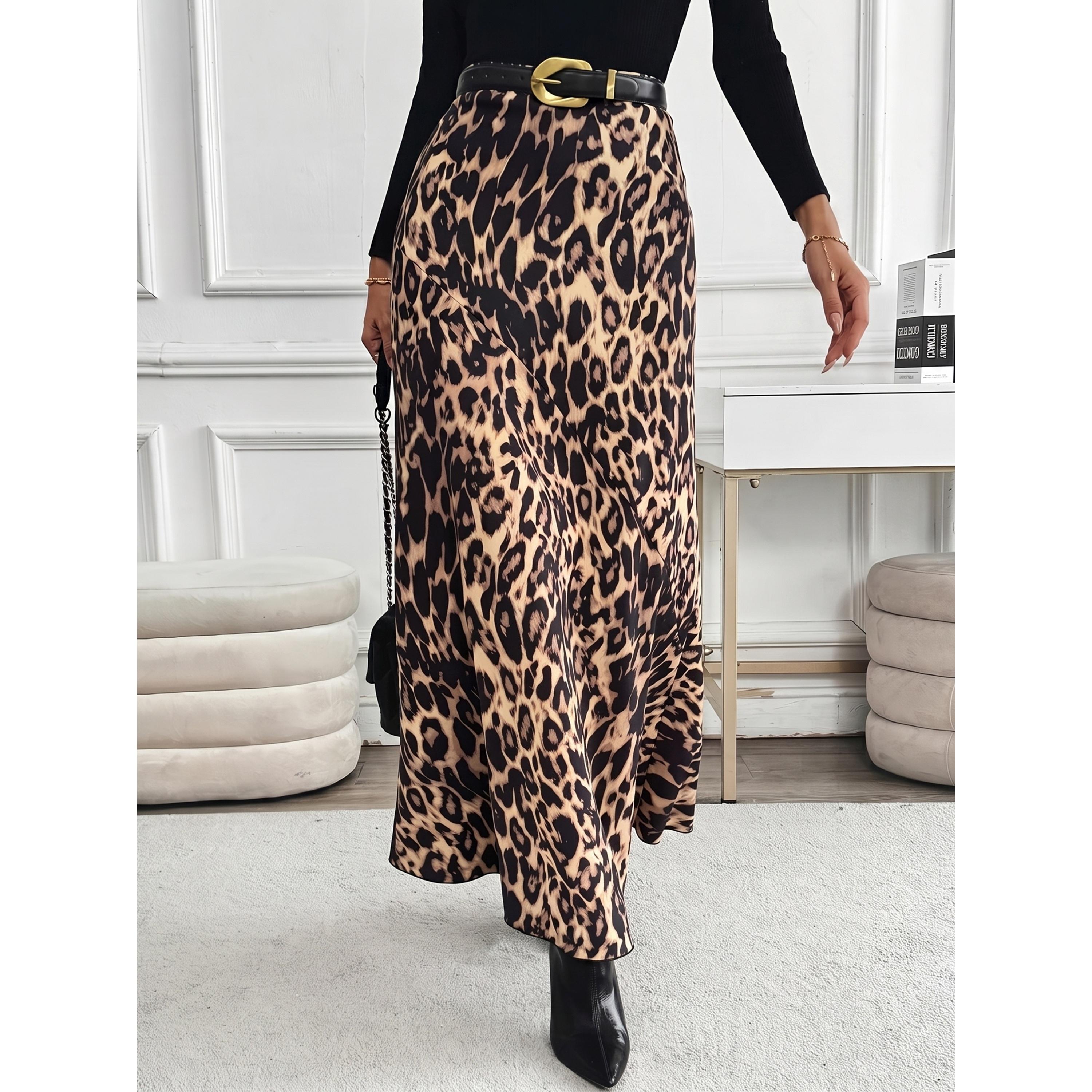 Take Two Leopard Print A-Line Midi Skirt-women-clothing-skirts-image-4