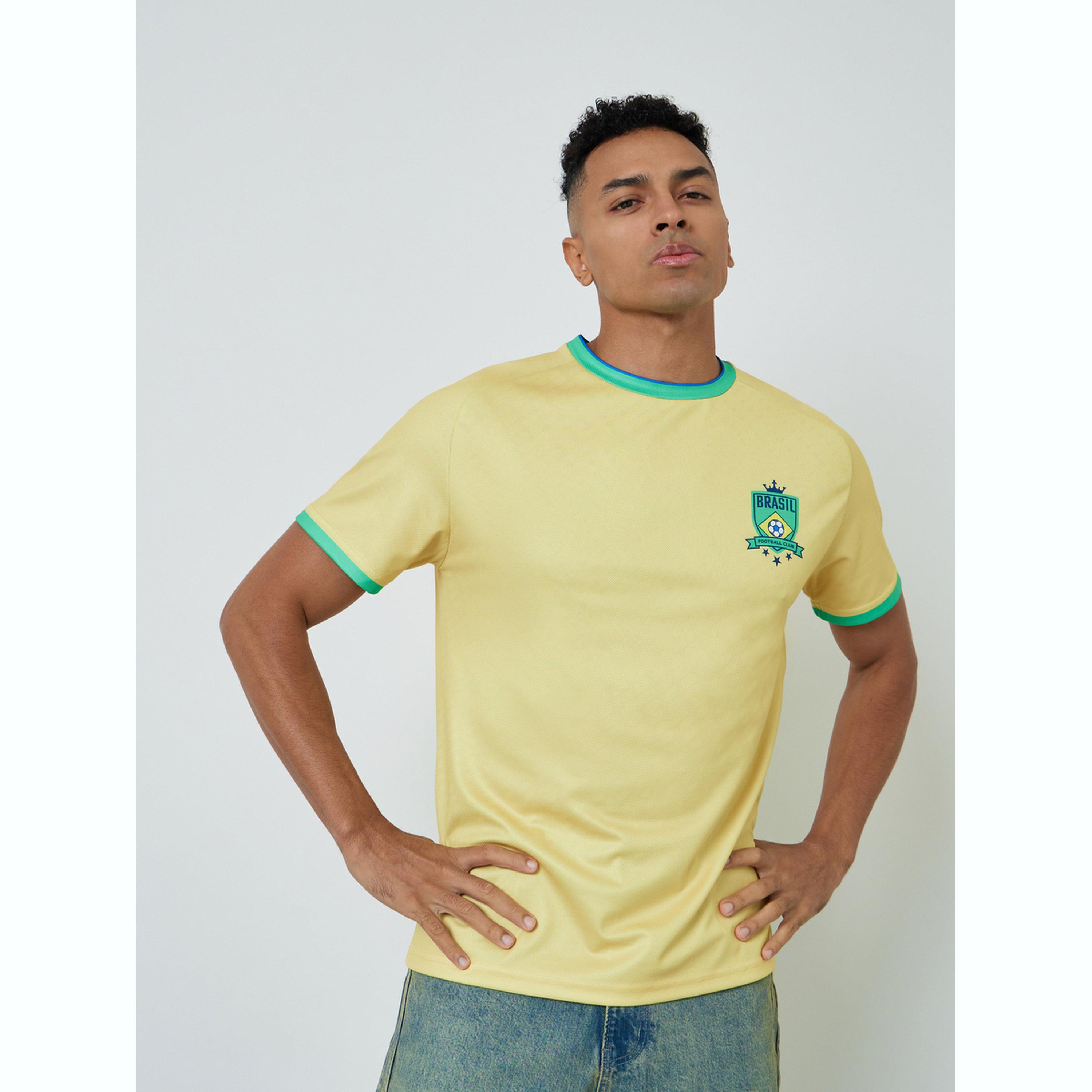 تيشيرت جيرسي منتخب البرازيل بأكمام قصيرة للرجال-men-clothing-sportswearandactivewear-tshirtsandpolos-image-1