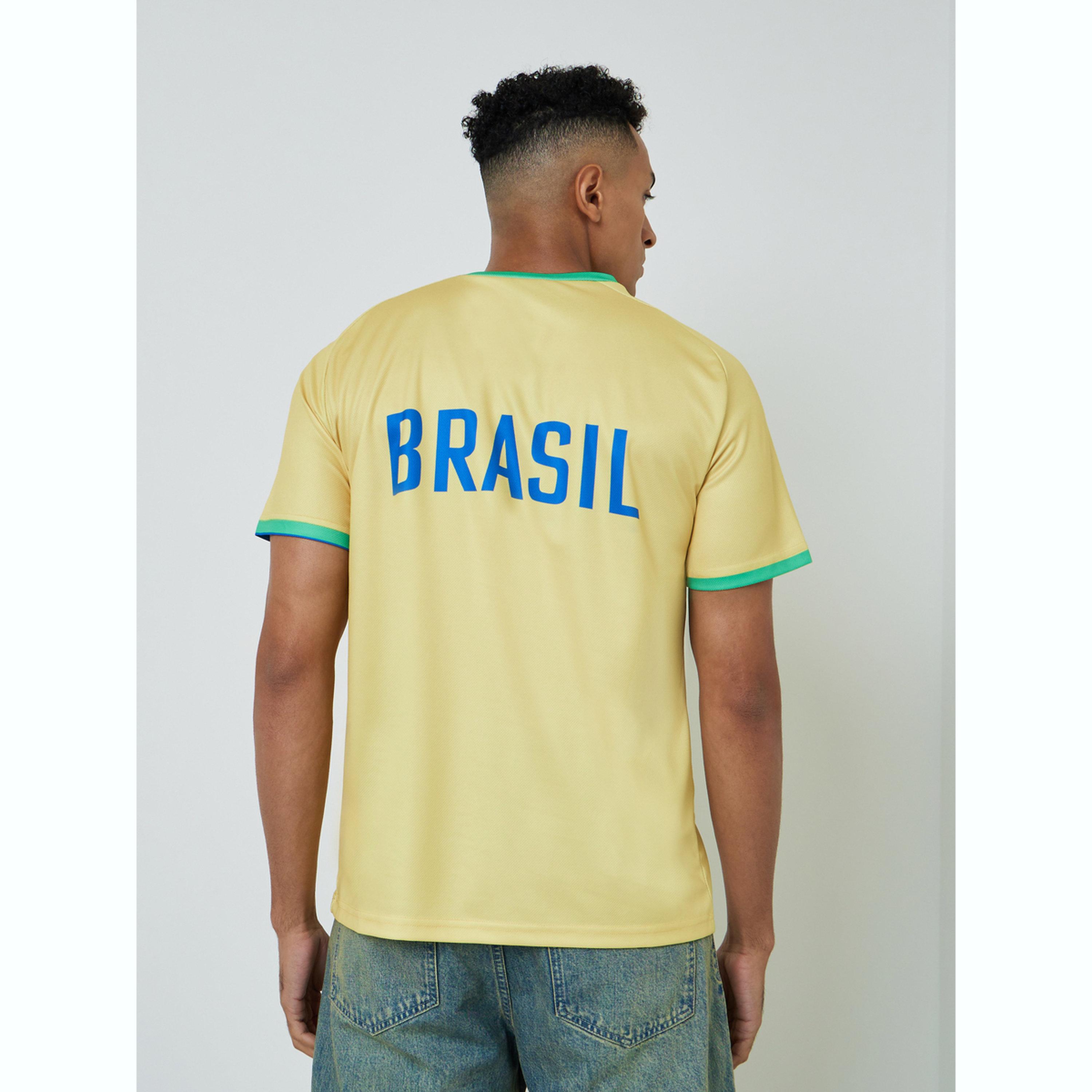 تيشيرت جيرسي منتخب البرازيل بأكمام قصيرة للرجال-men-clothing-sportswearandactivewear-tshirtsandpolos-image-4
