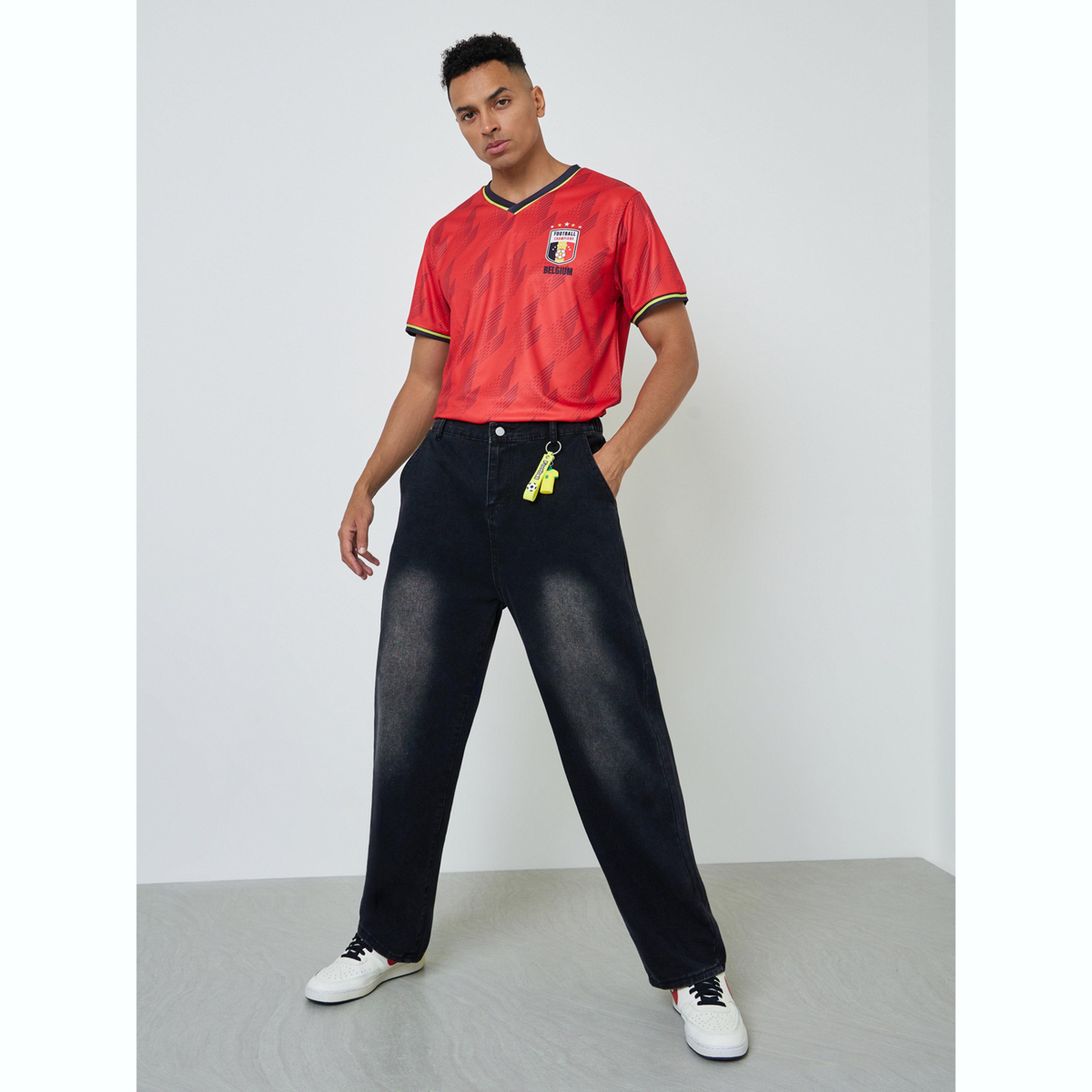 Styli Men Belgium Short Sleeve Jersey FIFA Football T-Shirt-men-clothing-sportswearandactivewear-tshirtsandpolos-image-2
