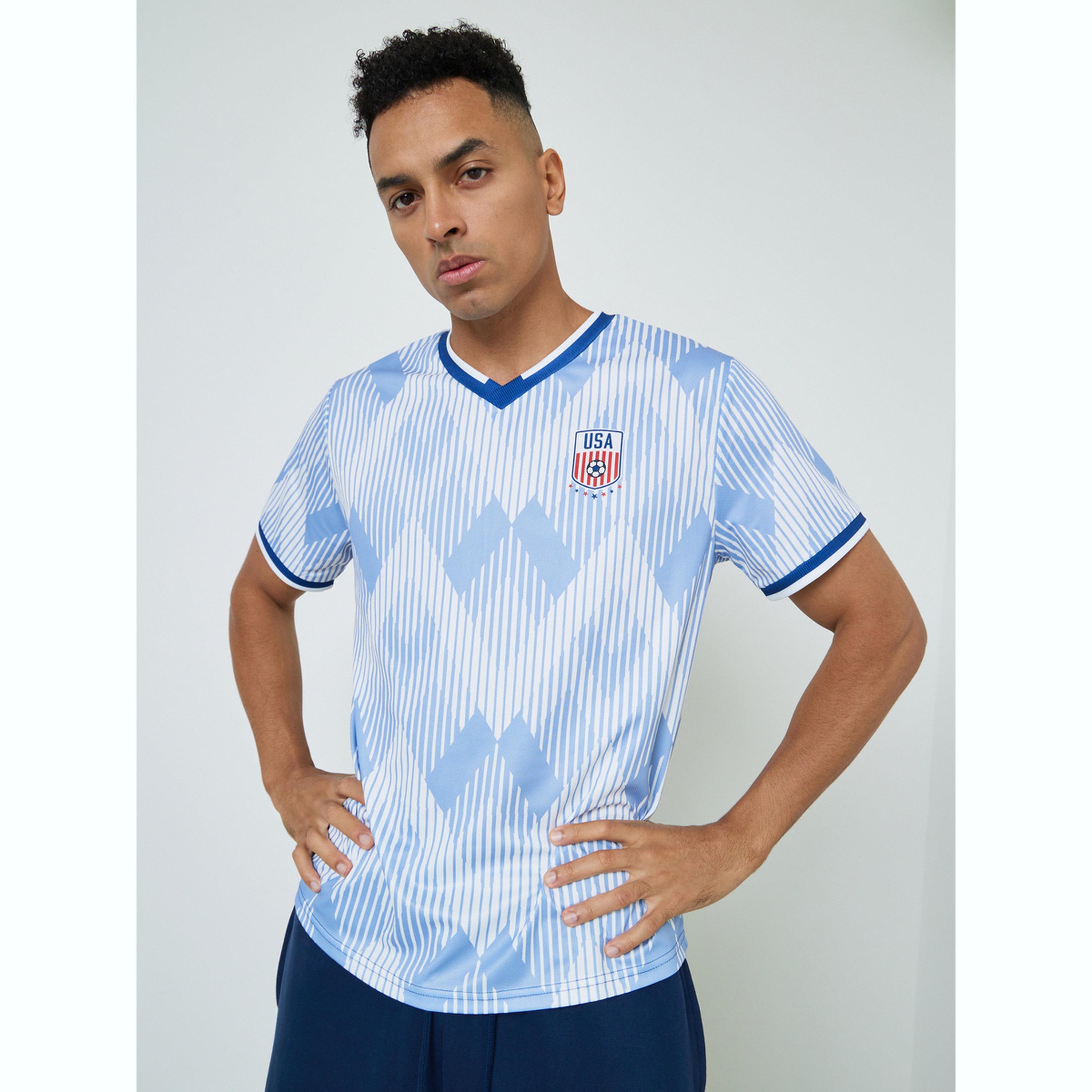 Styli Men USA Short Sleeve Jersey FIFA Football T-Shirt-men-clothing-sportswearandactivewear-tshirtsandpolos-image-1