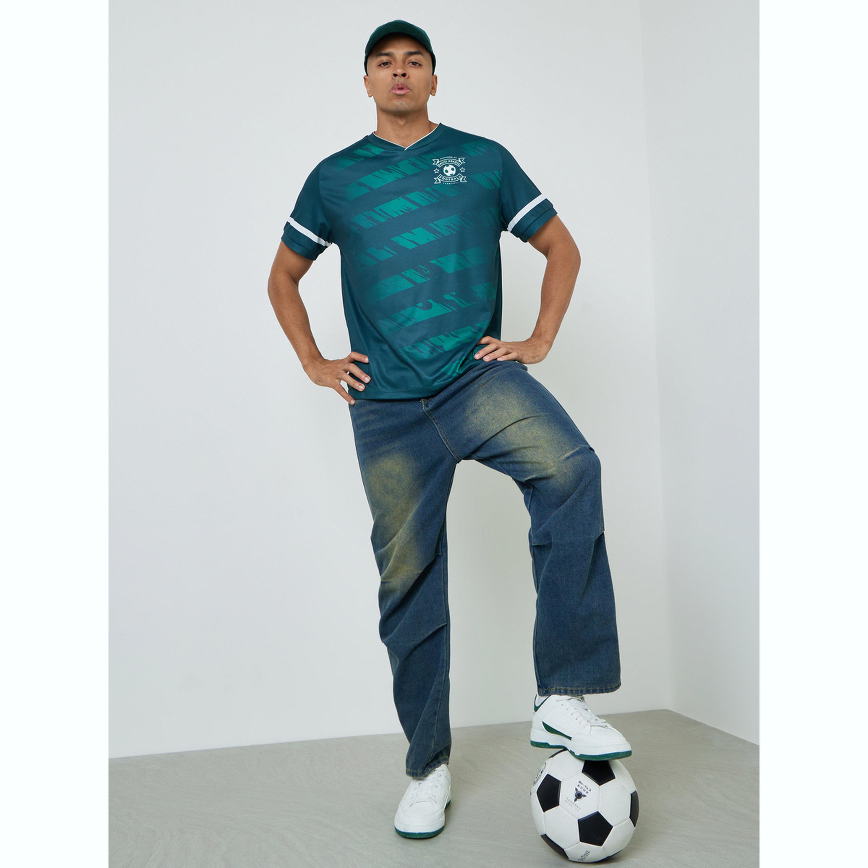 تيشيرت جيرسي منتخب السعودية بأكمام قصيرة للرجال-men-clothing-sportswearandactivewear-tshirtsandpolos-image-2